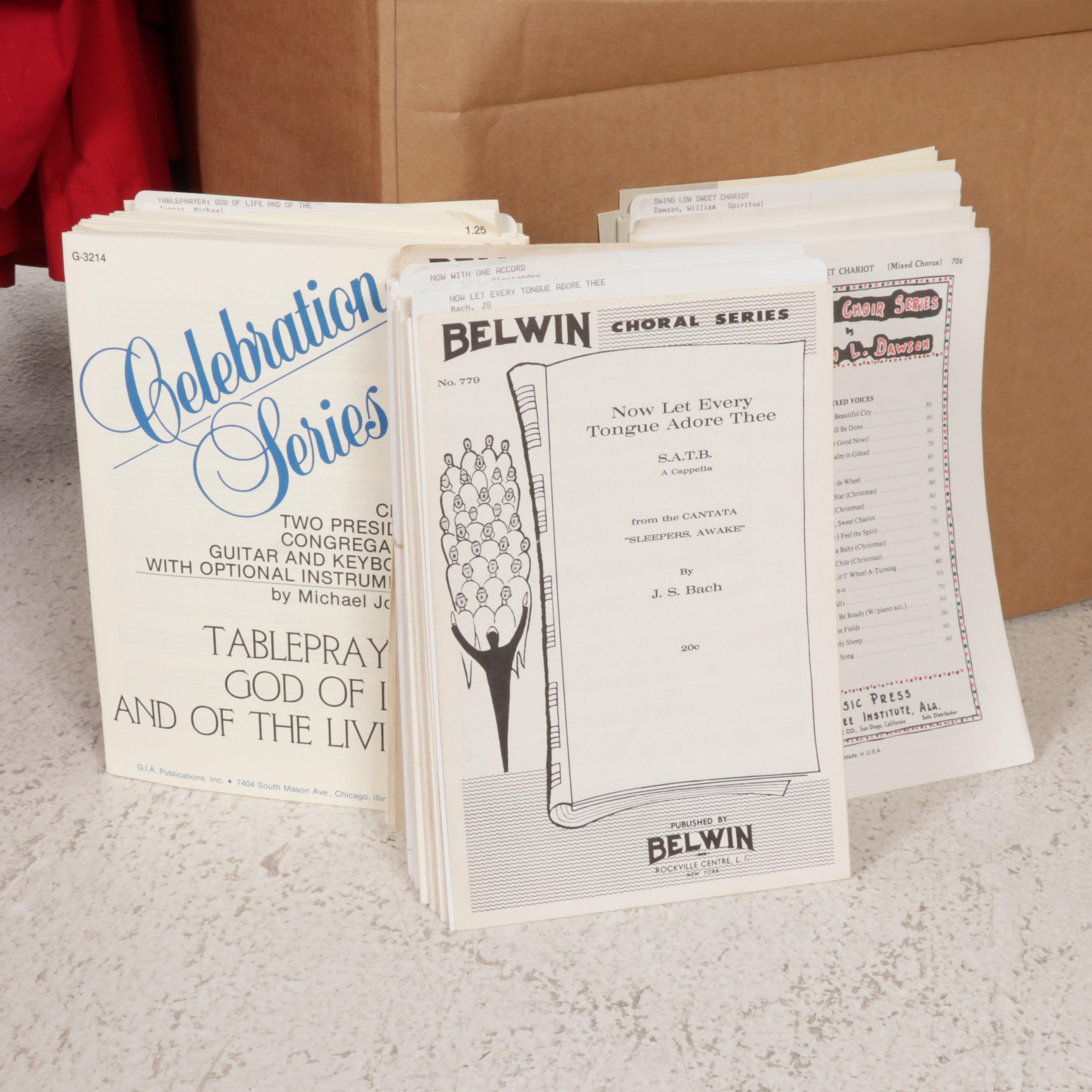 Choir and Acolyte Robes For Adults and Children with Worship Sheet Music