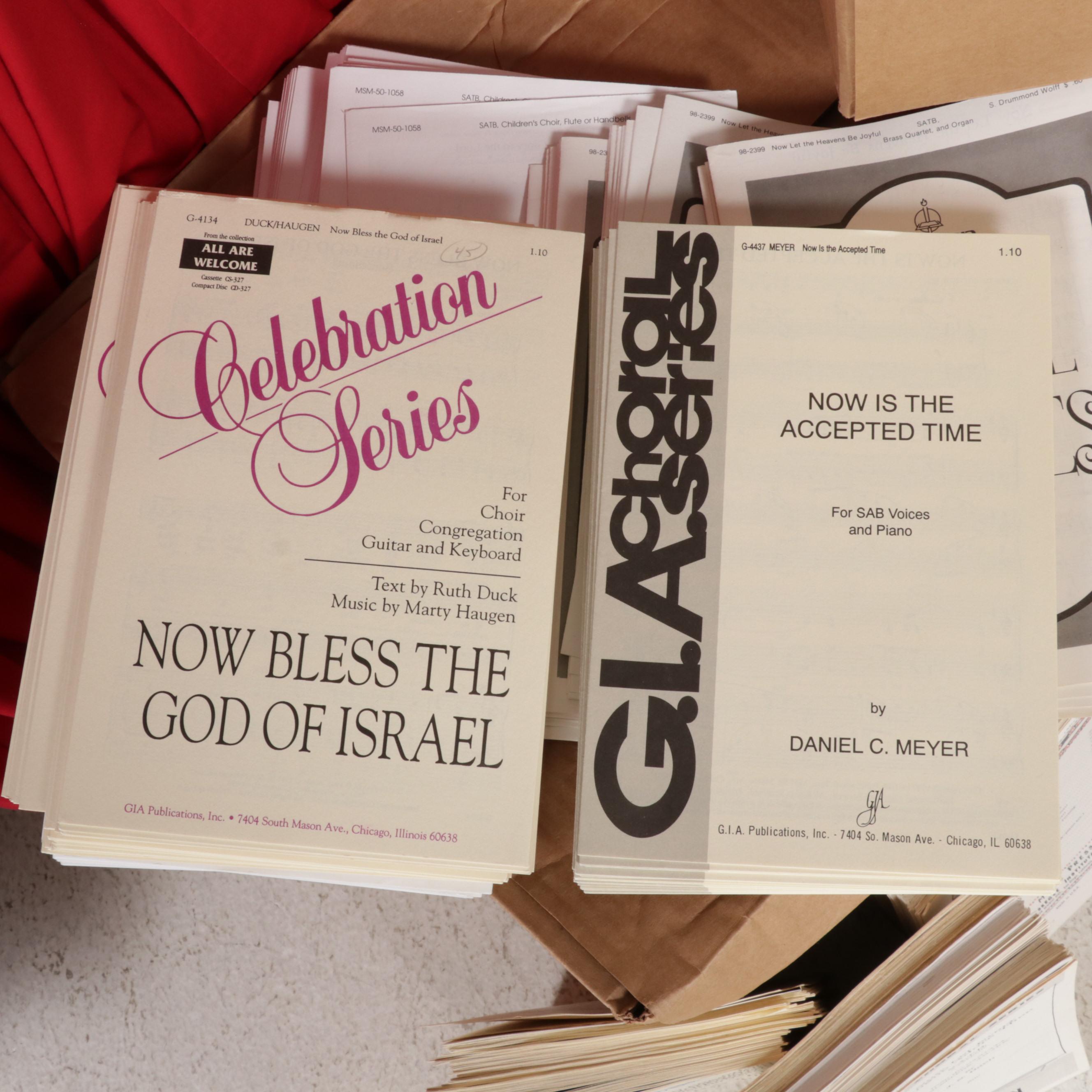 Choir and Acolyte Robes For Adults and Children with Worship Sheet Music