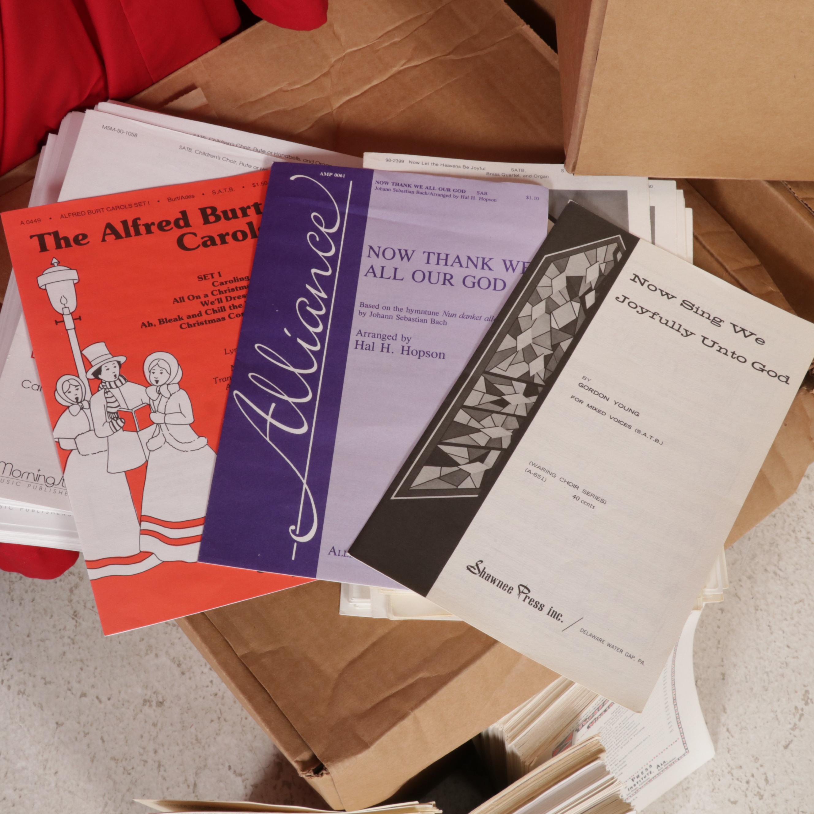 Choir and Acolyte Robes For Adults and Children with Worship Sheet Music