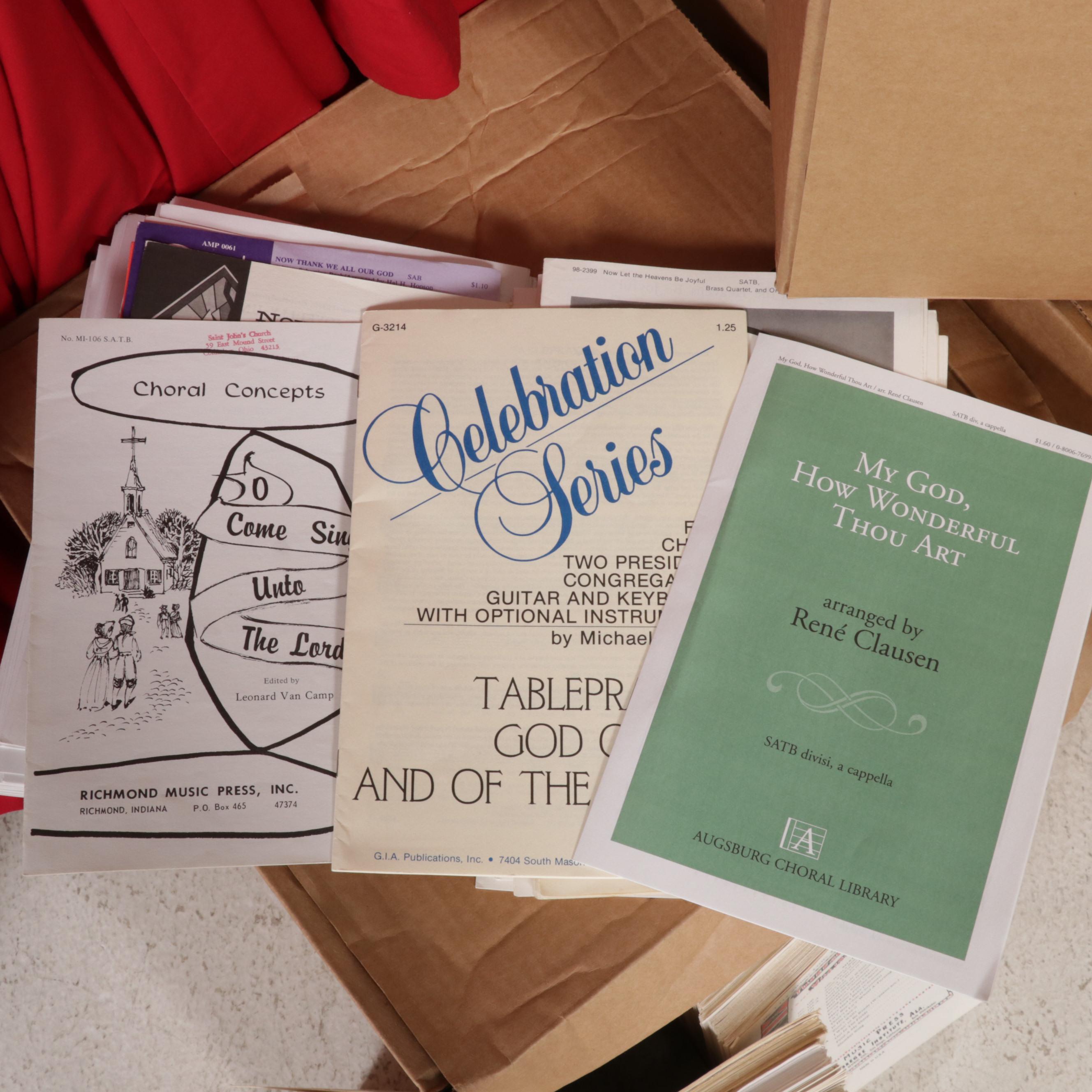 Choir and Acolyte Robes For Adults and Children with Worship Sheet Music