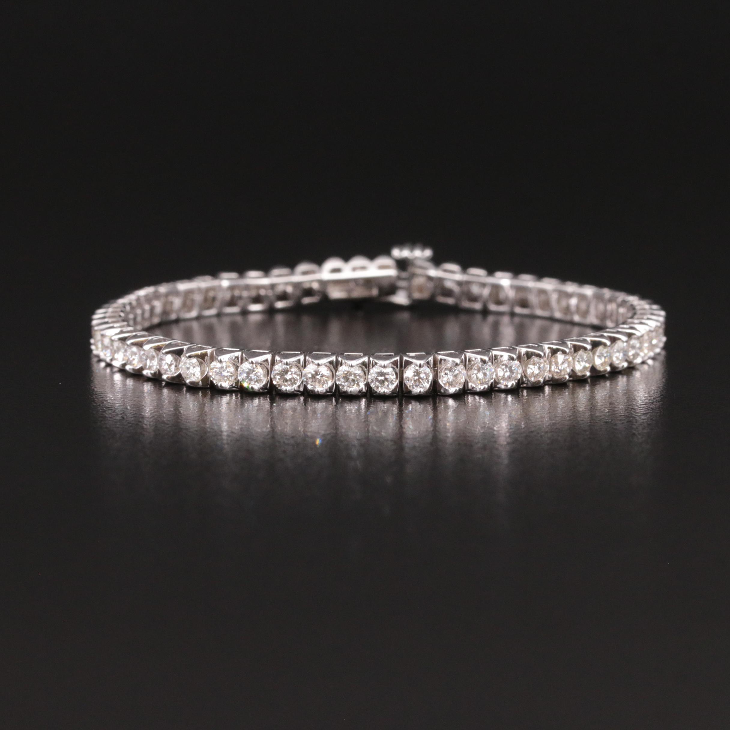 14K 5.14 CTW Diamond Line Bracelet