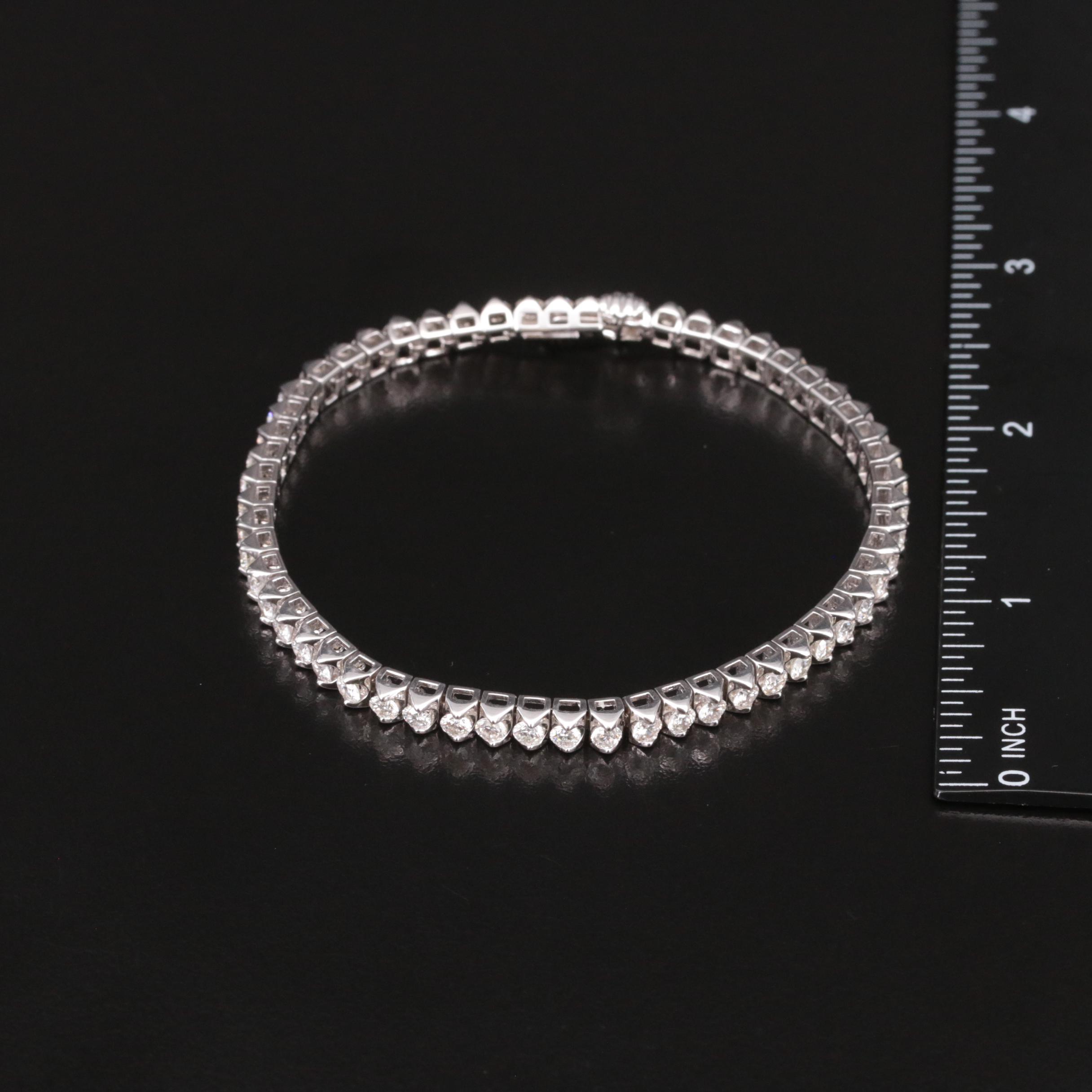14K 5.14 CTW Diamond Line Bracelet