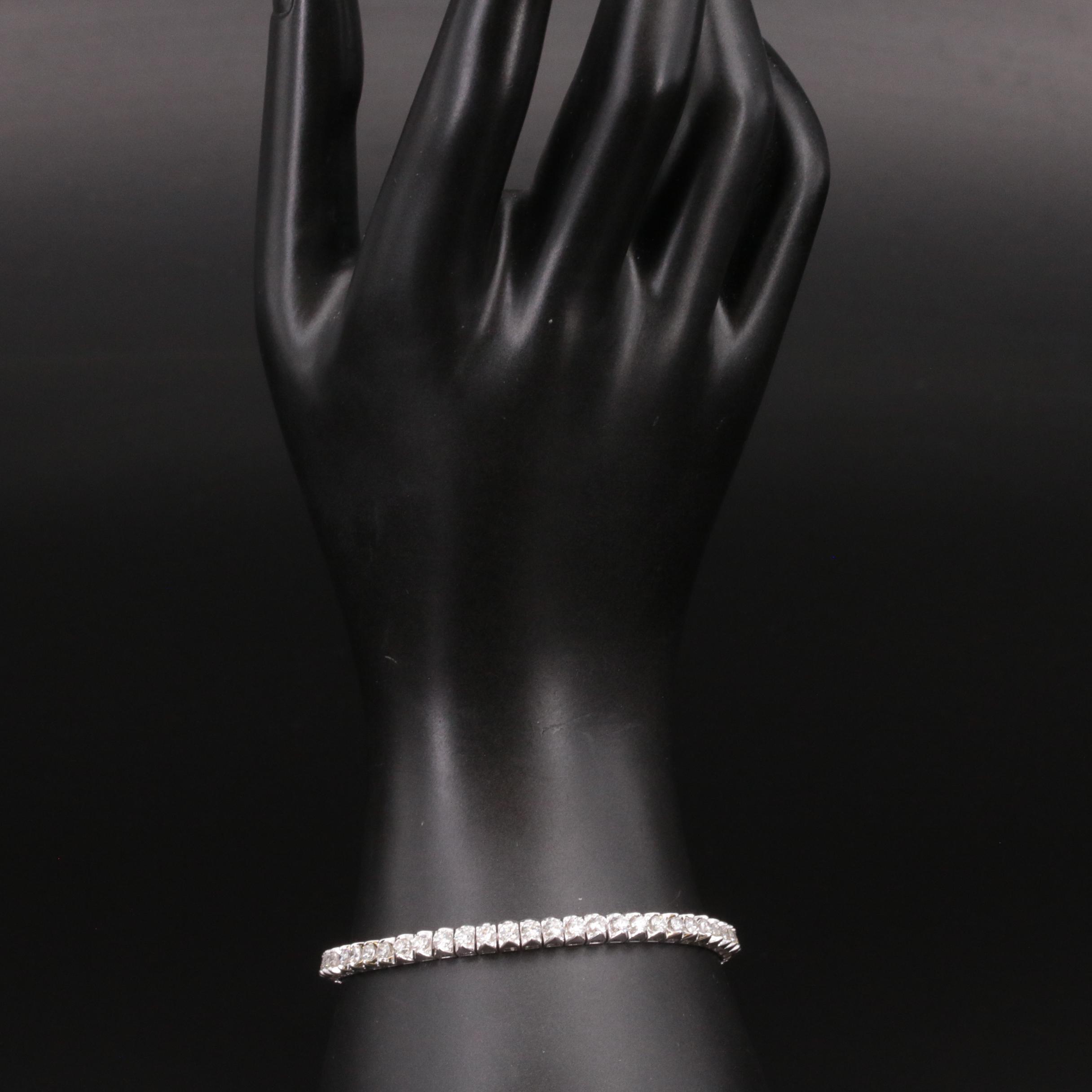 14K 5.14 CTW Diamond Line Bracelet