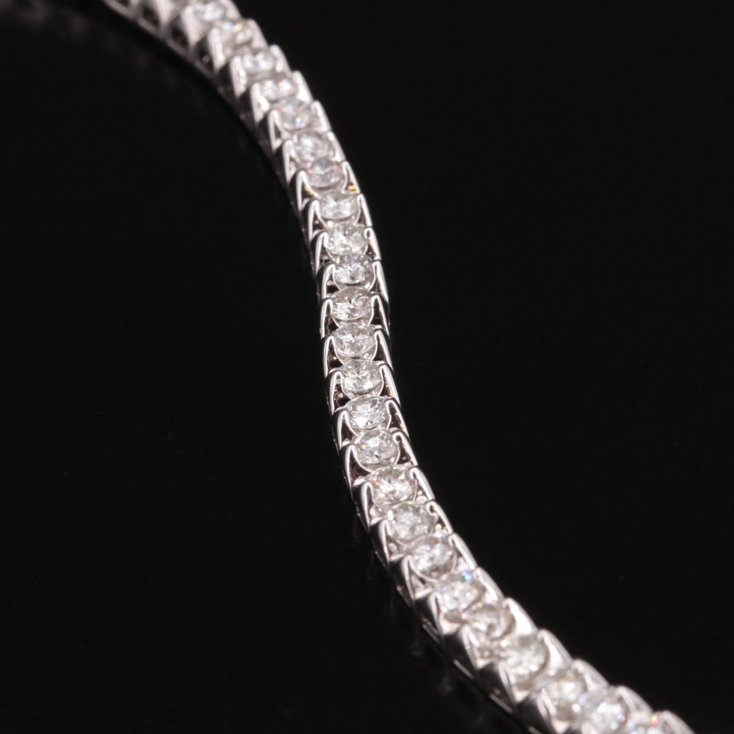 14K 5.14 CTW Diamond Line Bracelet
