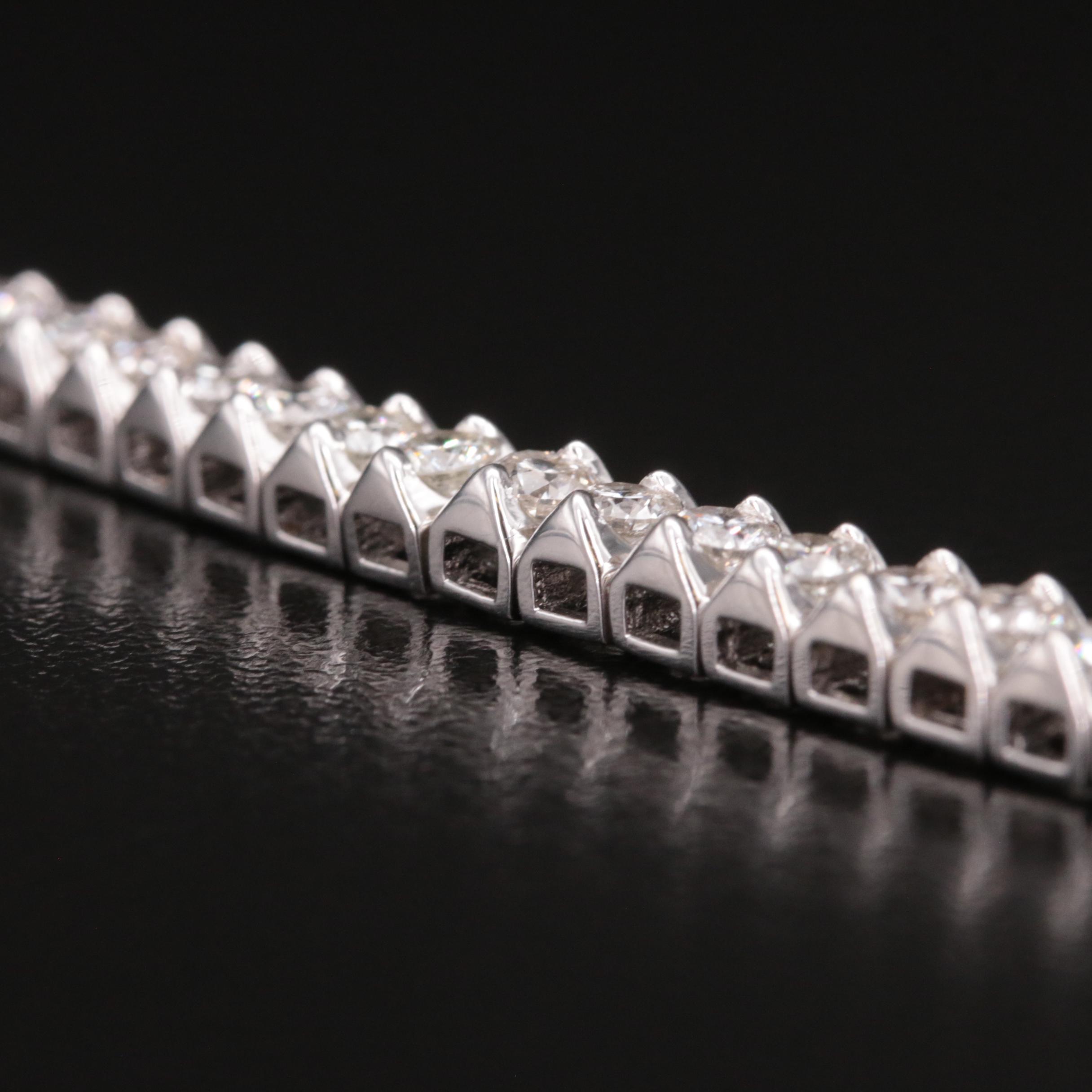 14K 5.14 CTW Diamond Line Bracelet