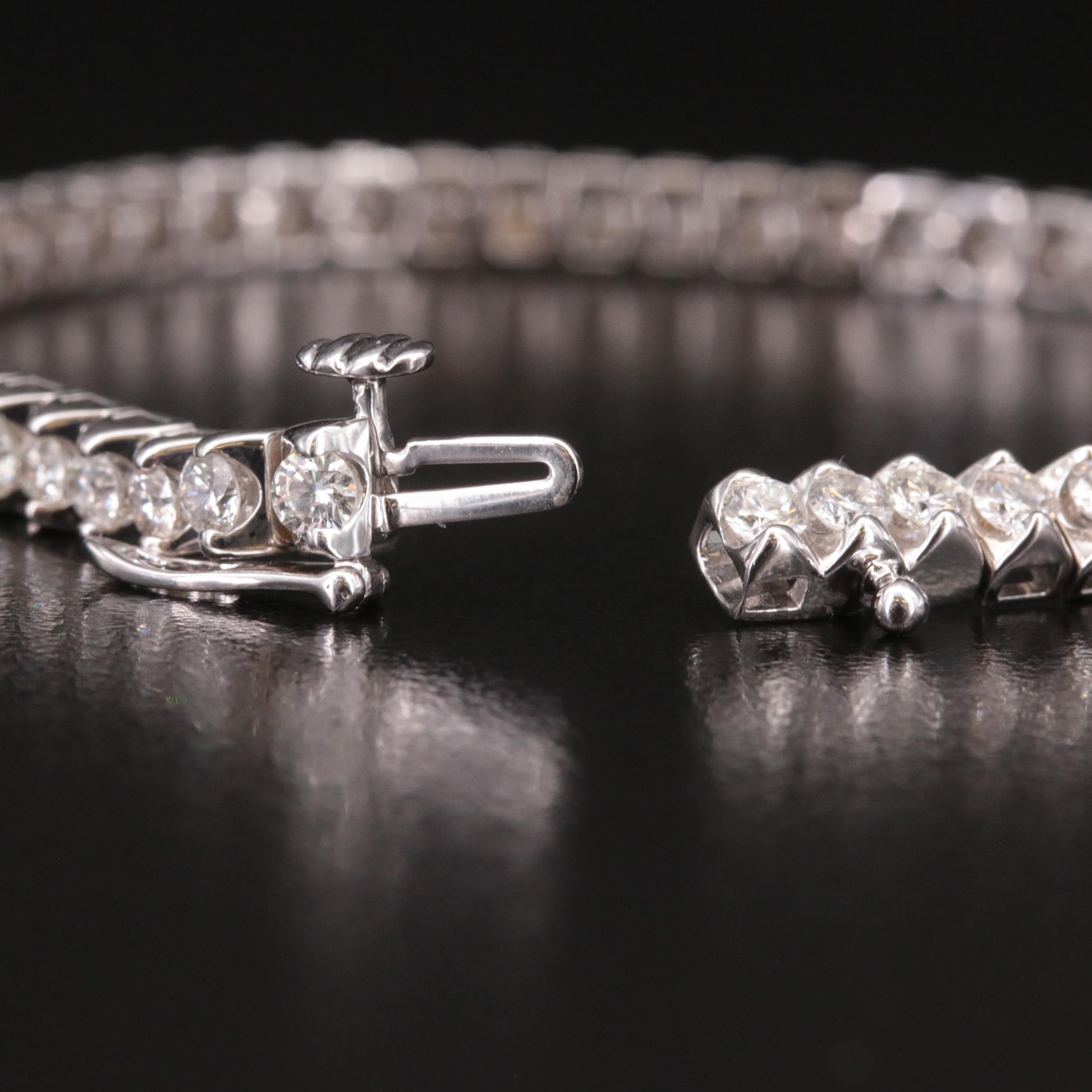 14K 5.14 CTW Diamond Line Bracelet