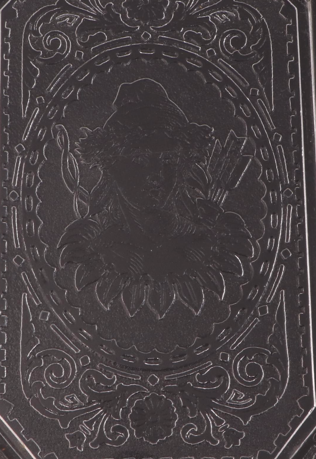 EAPG Crystalloid Cupid's Hunt Bread Plate with Jumbo Compote and Other Tableware