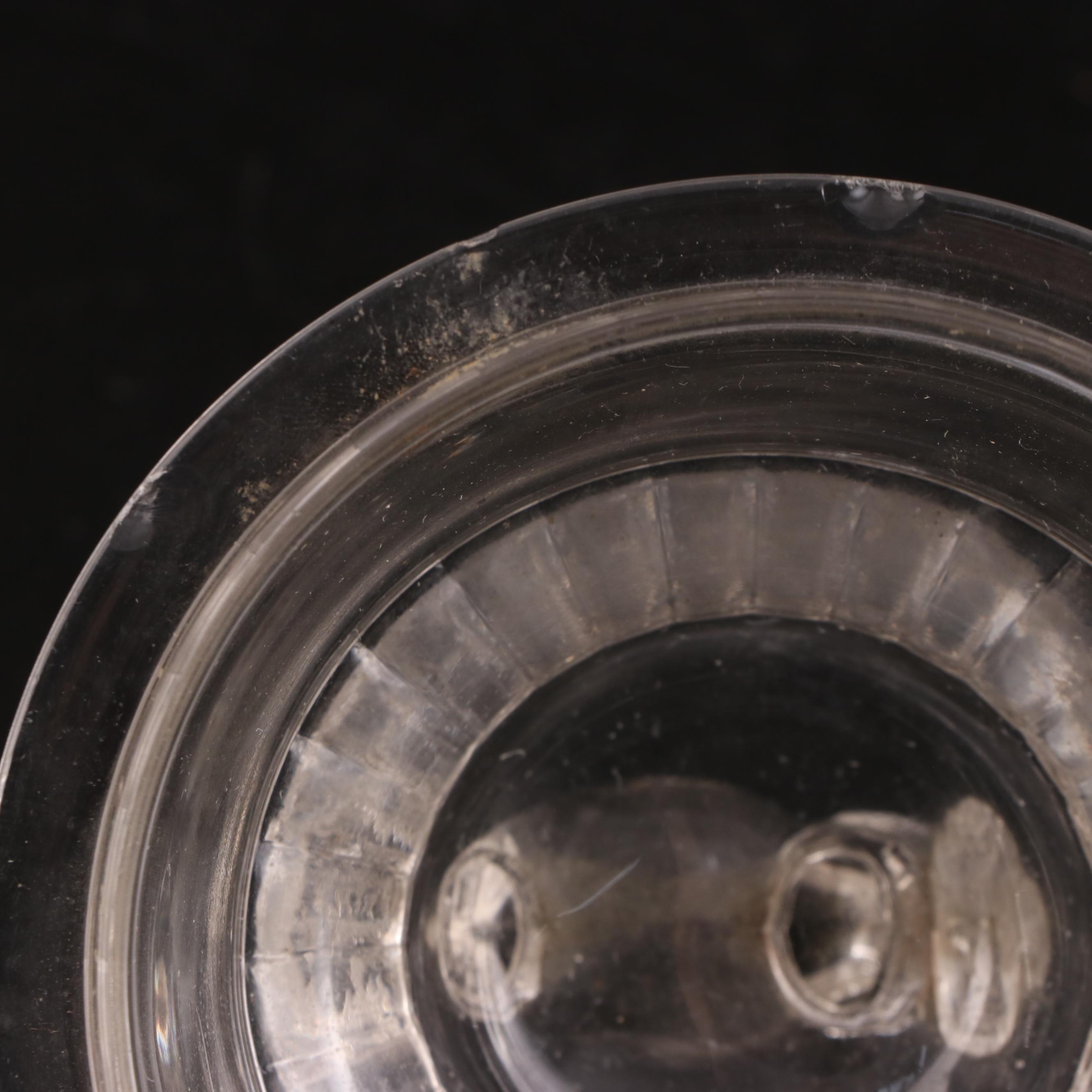 EAPG Crystalloid Cupid's Hunt Bread Plate with Jumbo Compote and Other Tableware