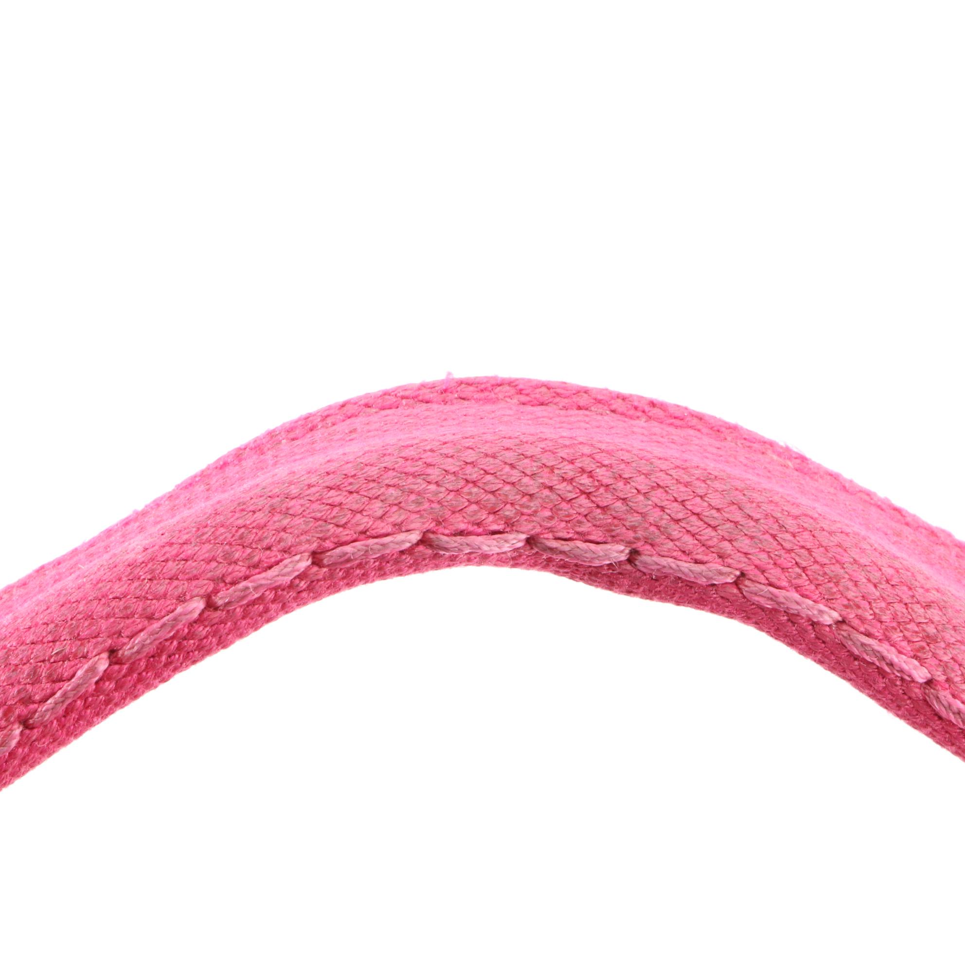 Prada Small Logo Tote in Fuchsia Canvas with Shoulder Strap