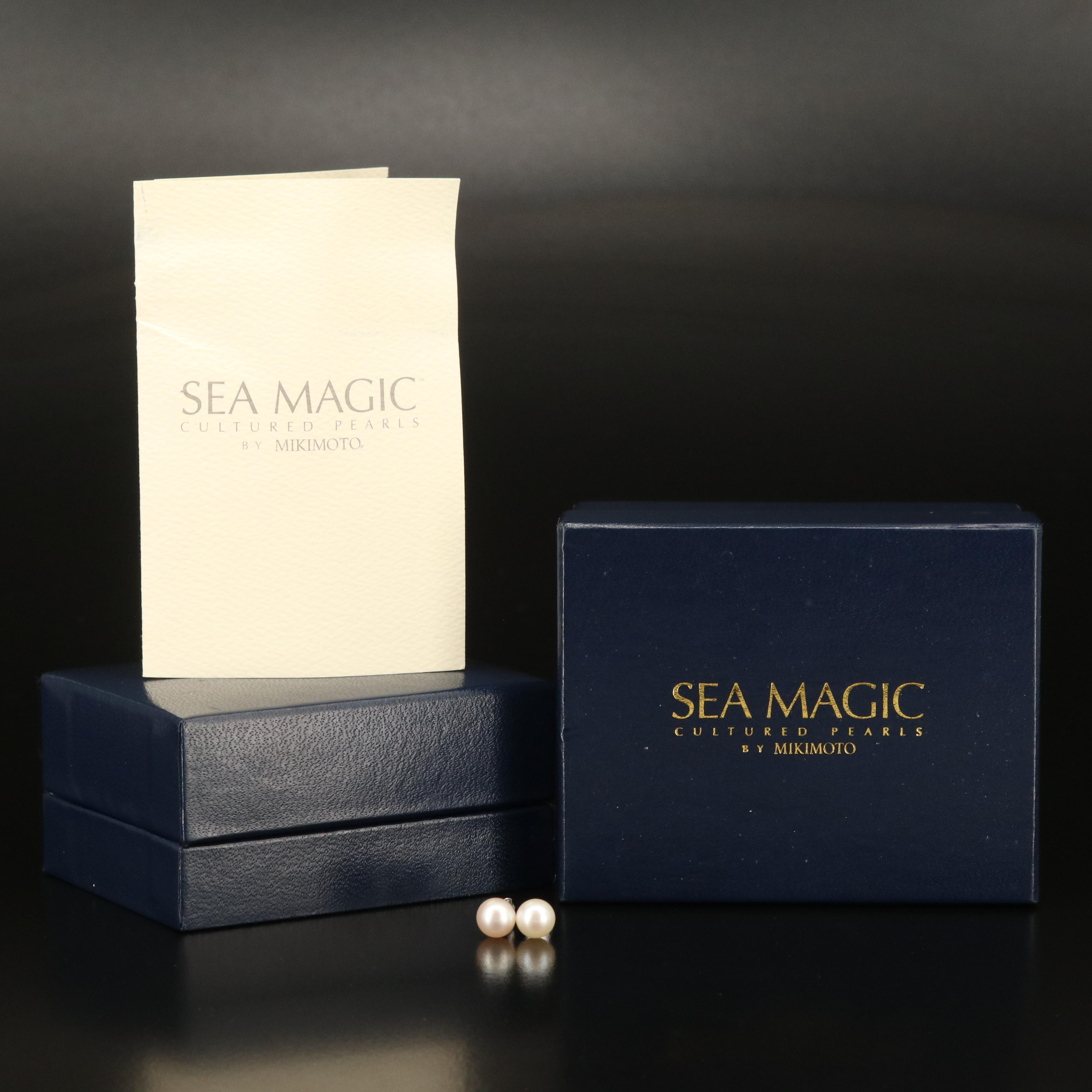 Blue Lagoon "Sea Magic" by Mikimoto Pearl Earrings