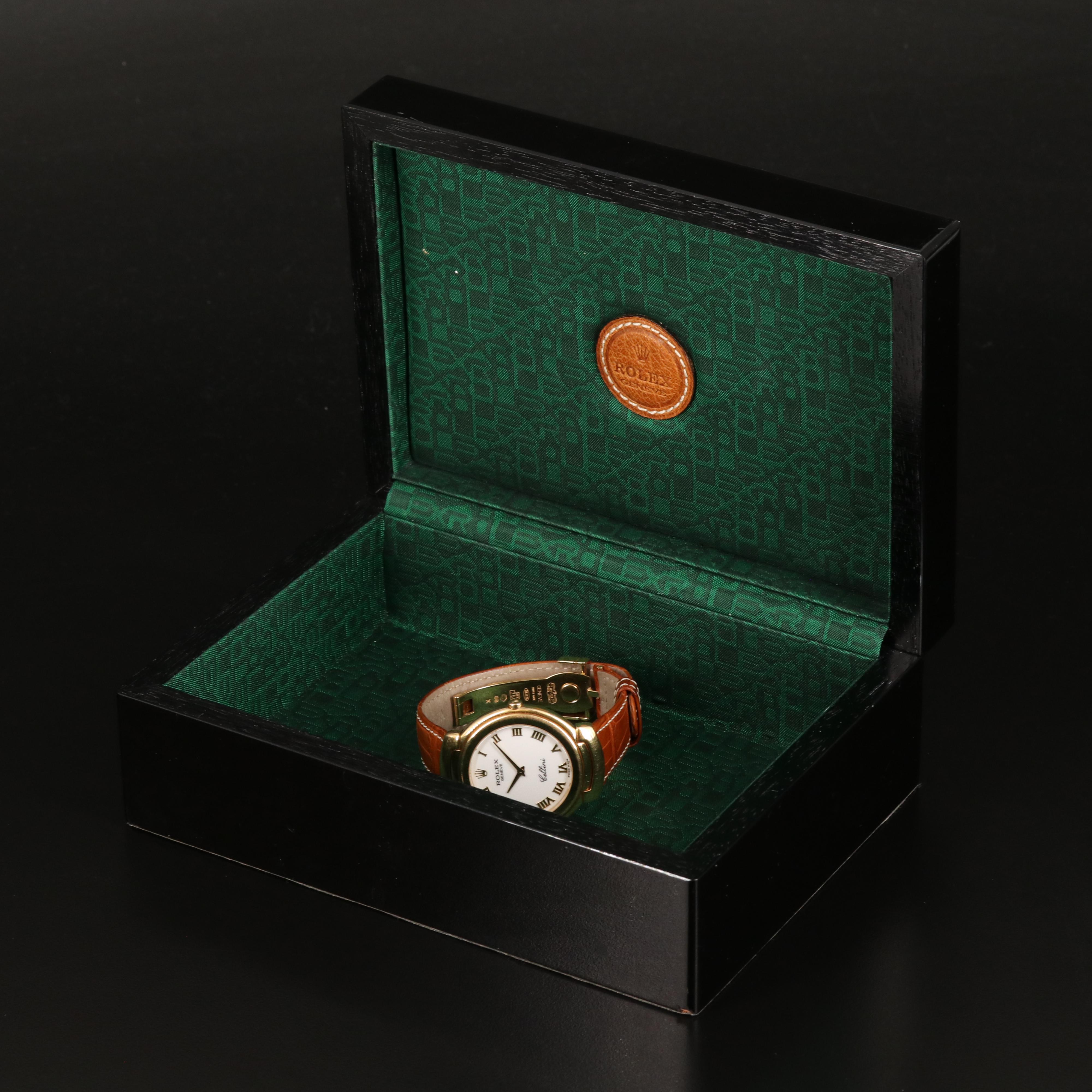 18K Rolex Cellini Quartz Watch