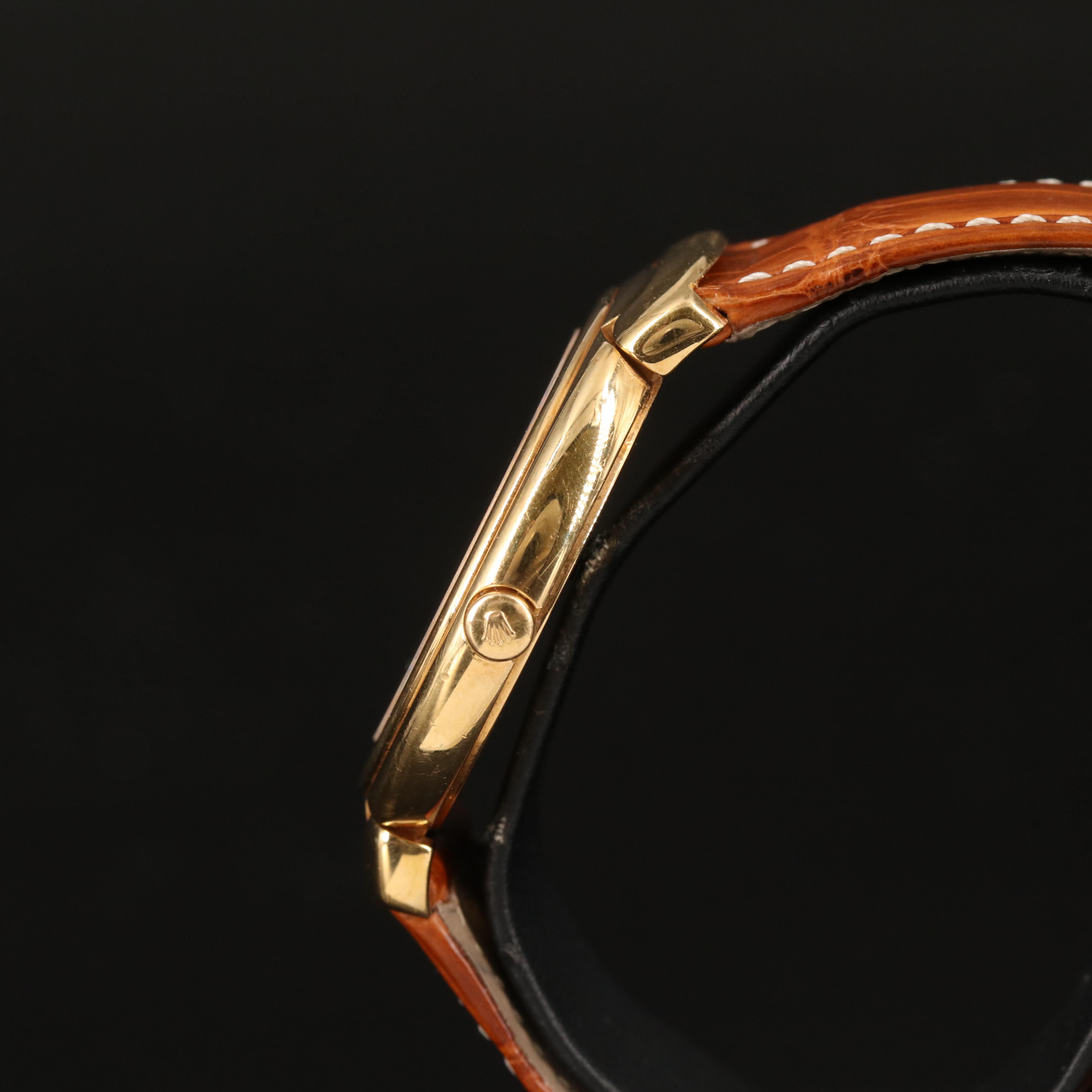 18K Rolex Cellini Quartz Watch