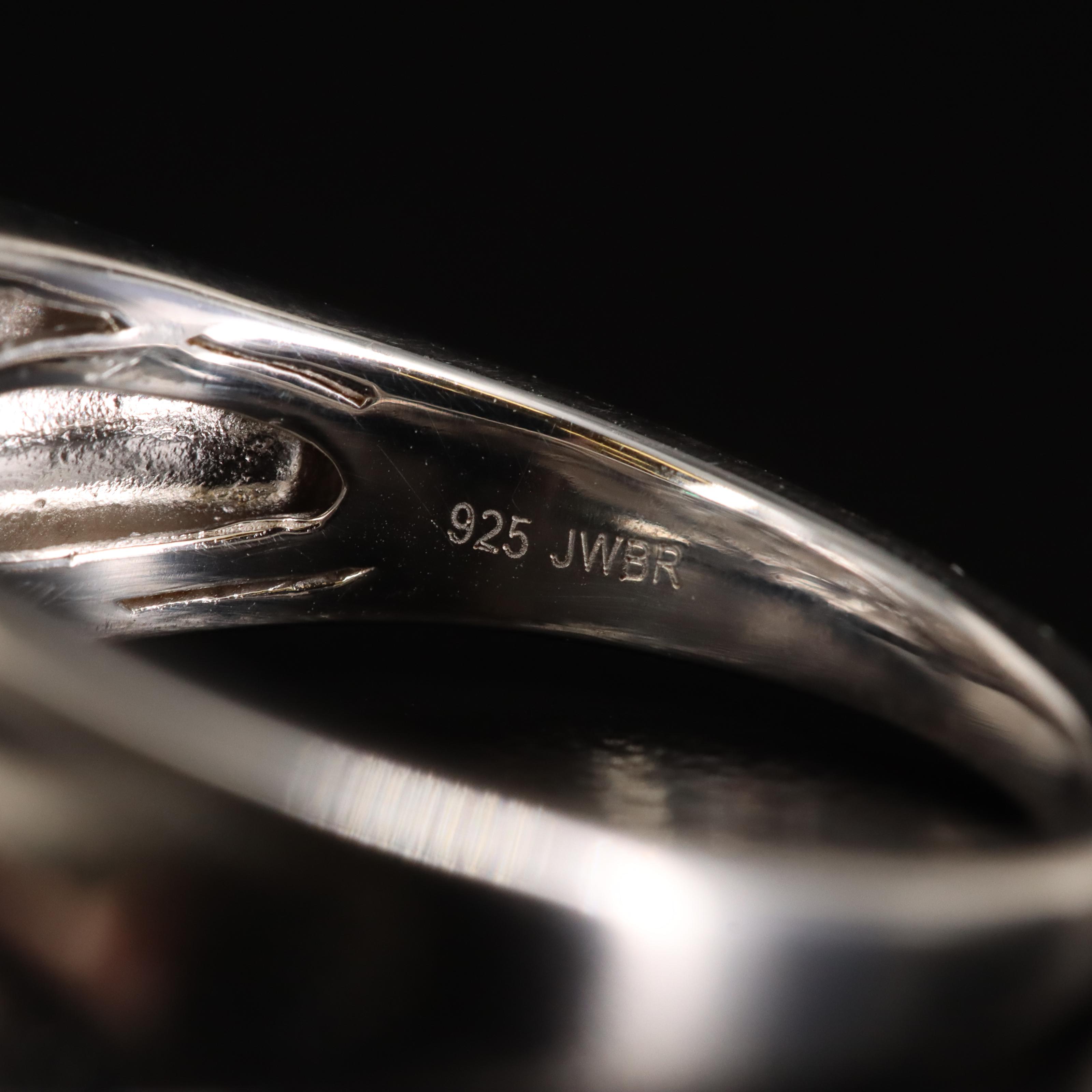 Sterling Diamond Ring