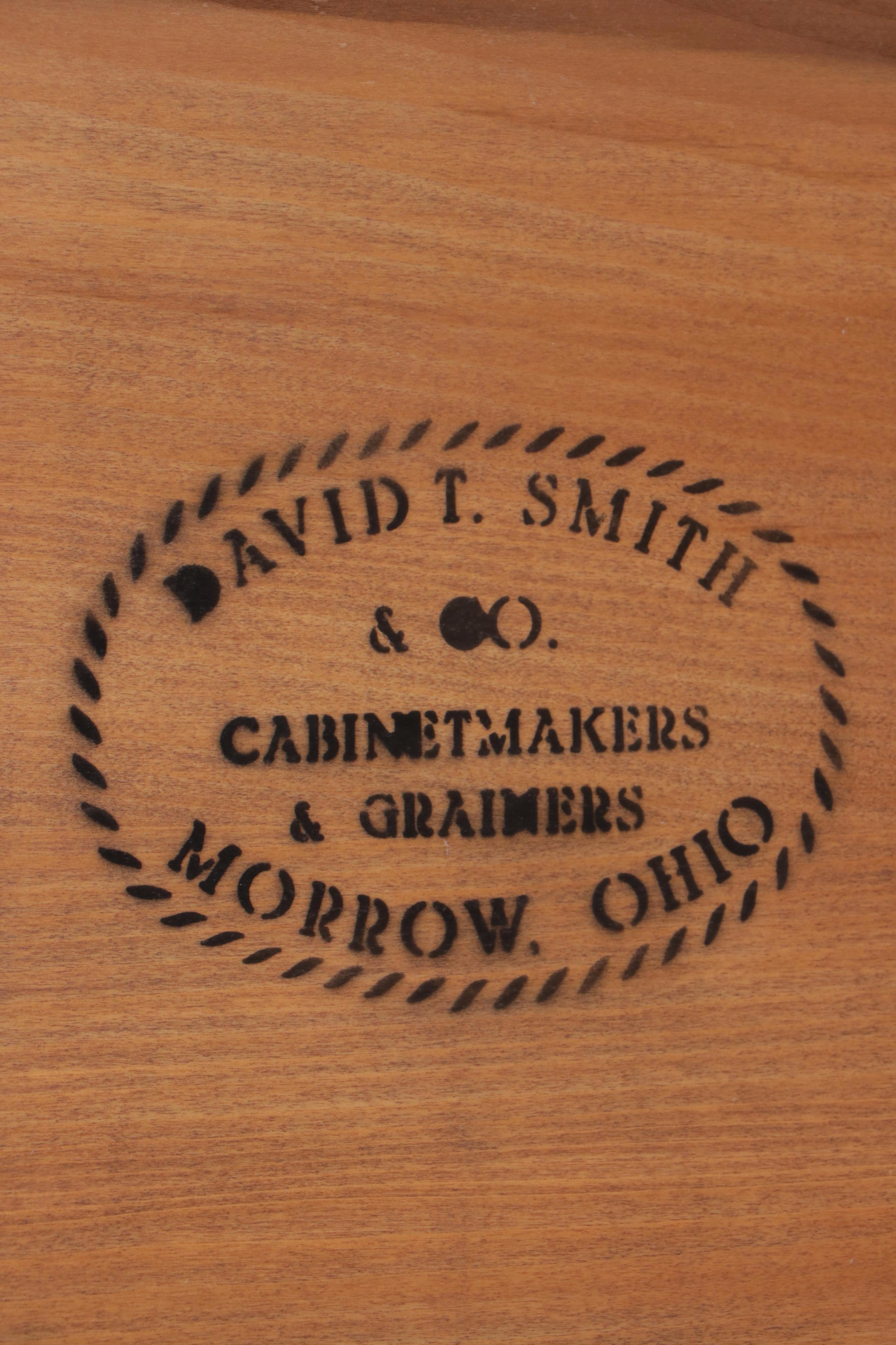 David T. Smith & Co. Colonial Style Tiger Maple and White-Painted Tavern Table