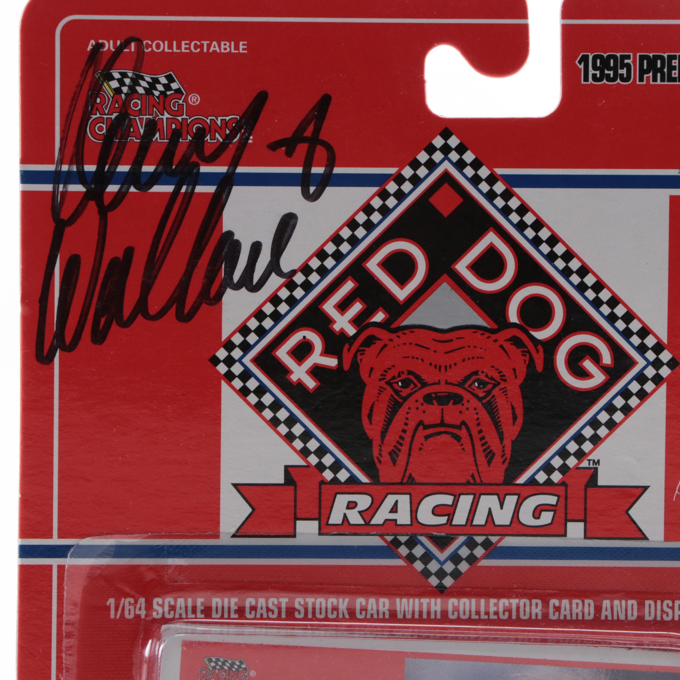 Rusty Wallace, Kenny Wallace Signed Diecast Toy Model Race Cars