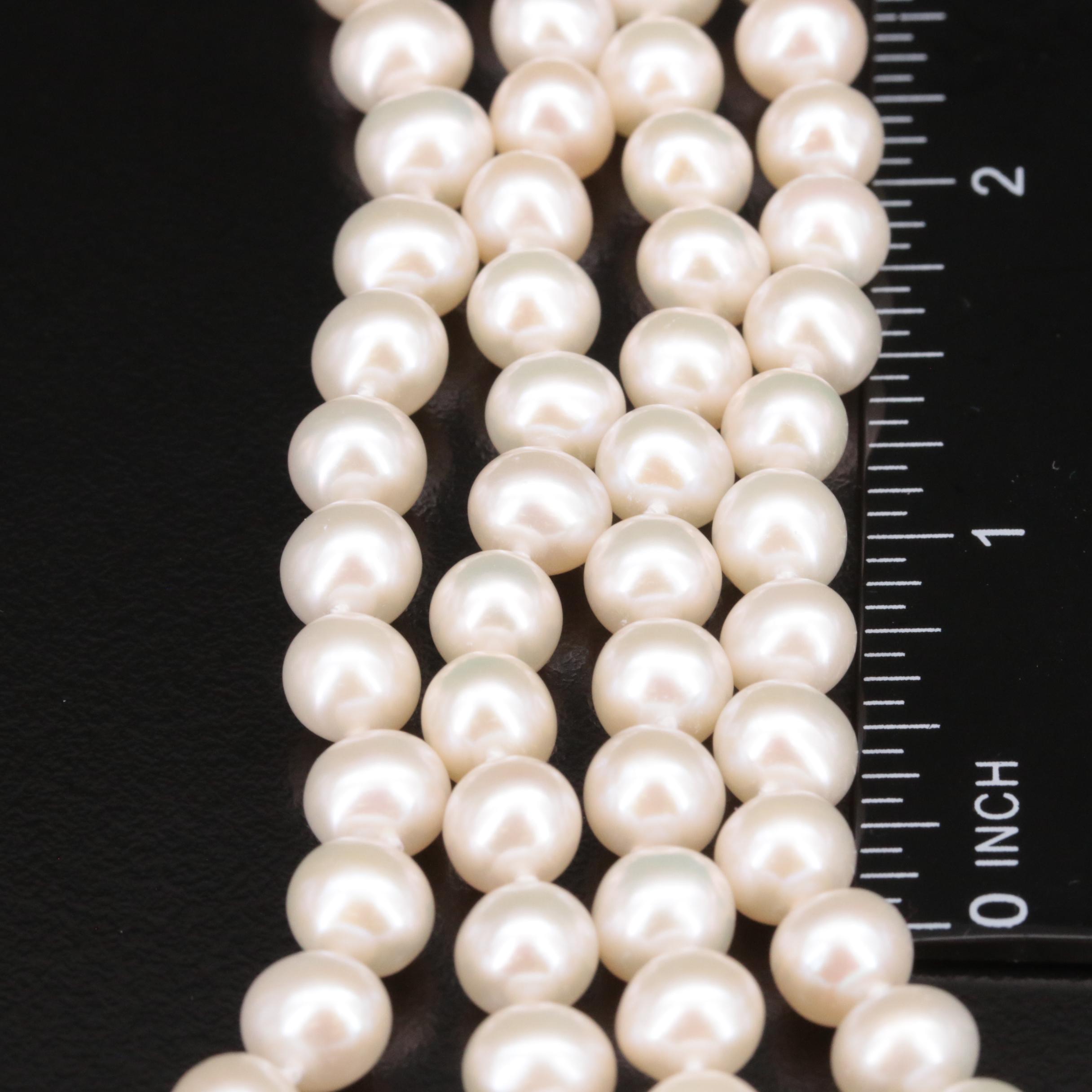 Opera Length Pearl Necklace
