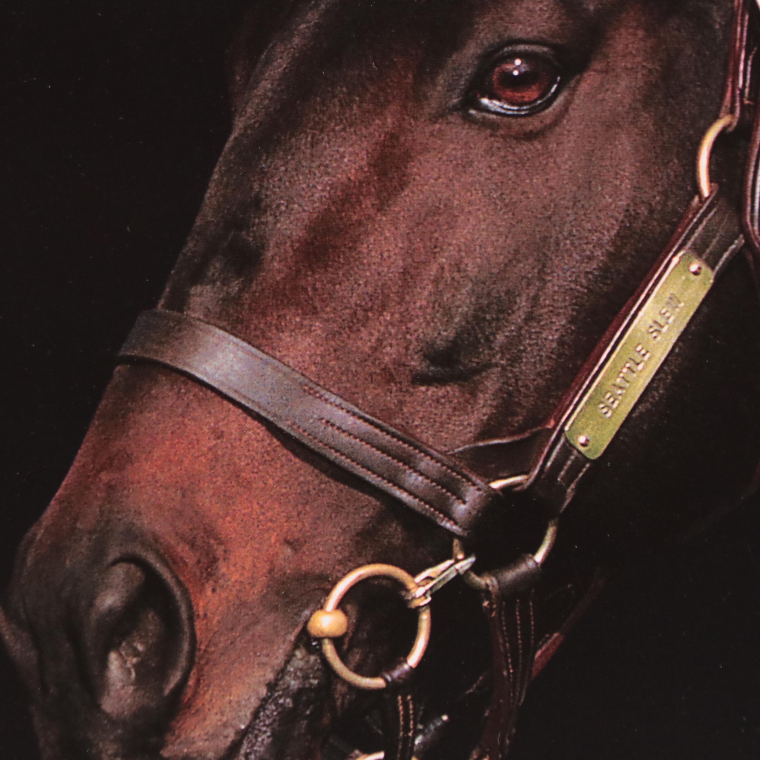 Offset Lithograph After Tony Leonard "Seattle Slew"