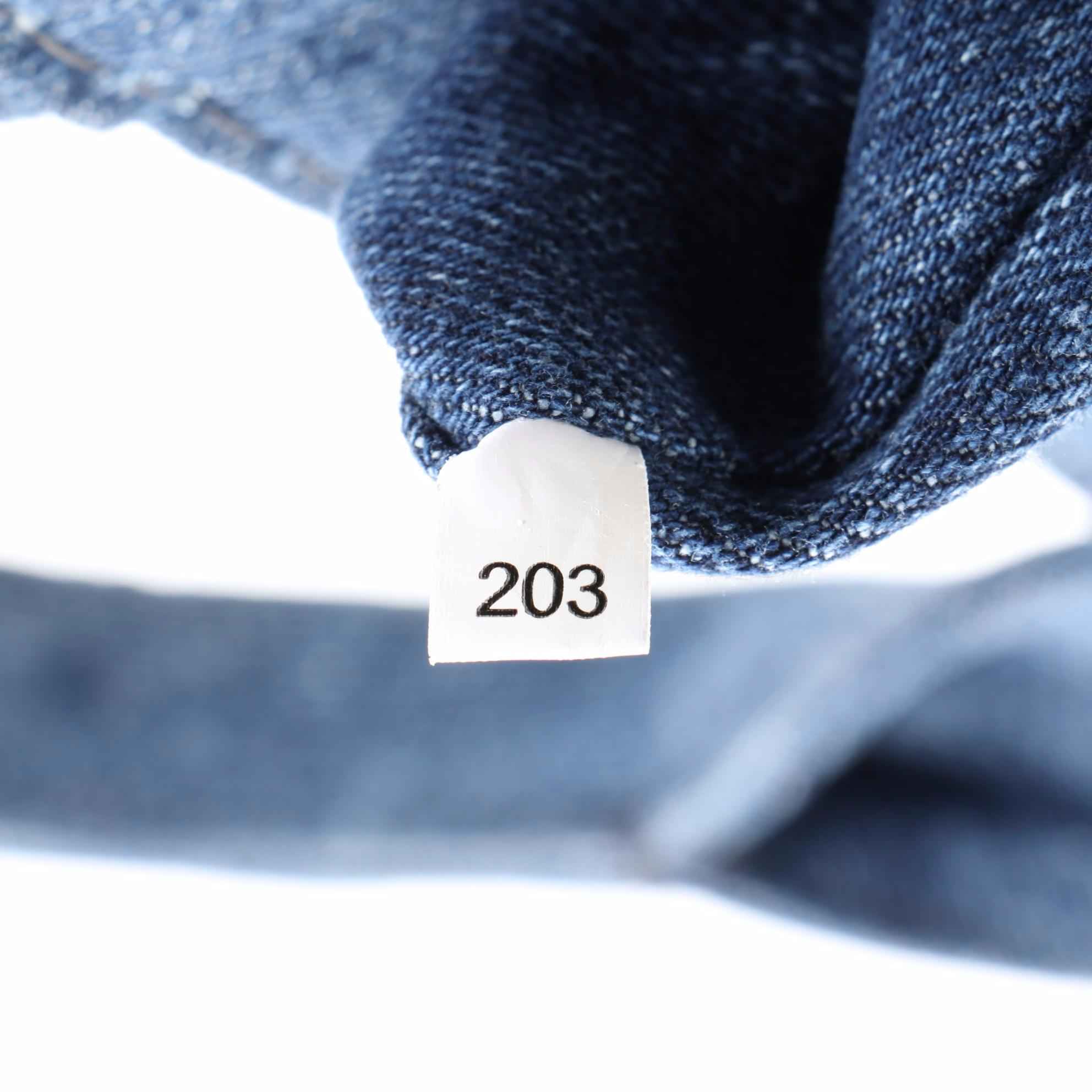 Prada Canapa Denim Canvas Two-Way Tote Bag