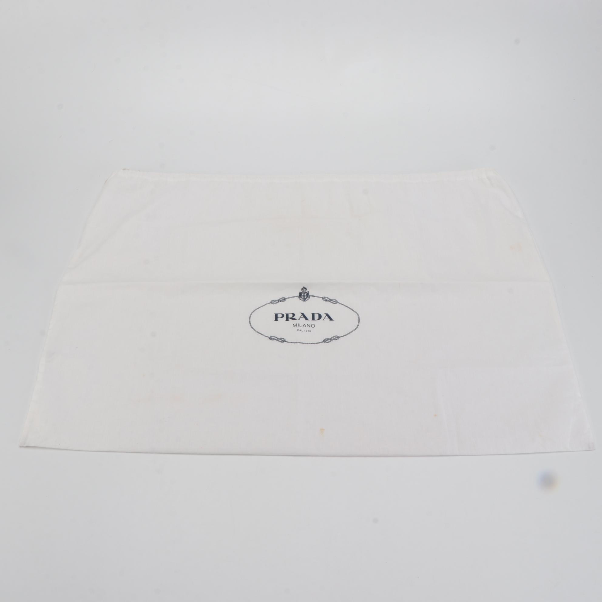 Prada Canapa Denim Canvas Two-Way Tote Bag