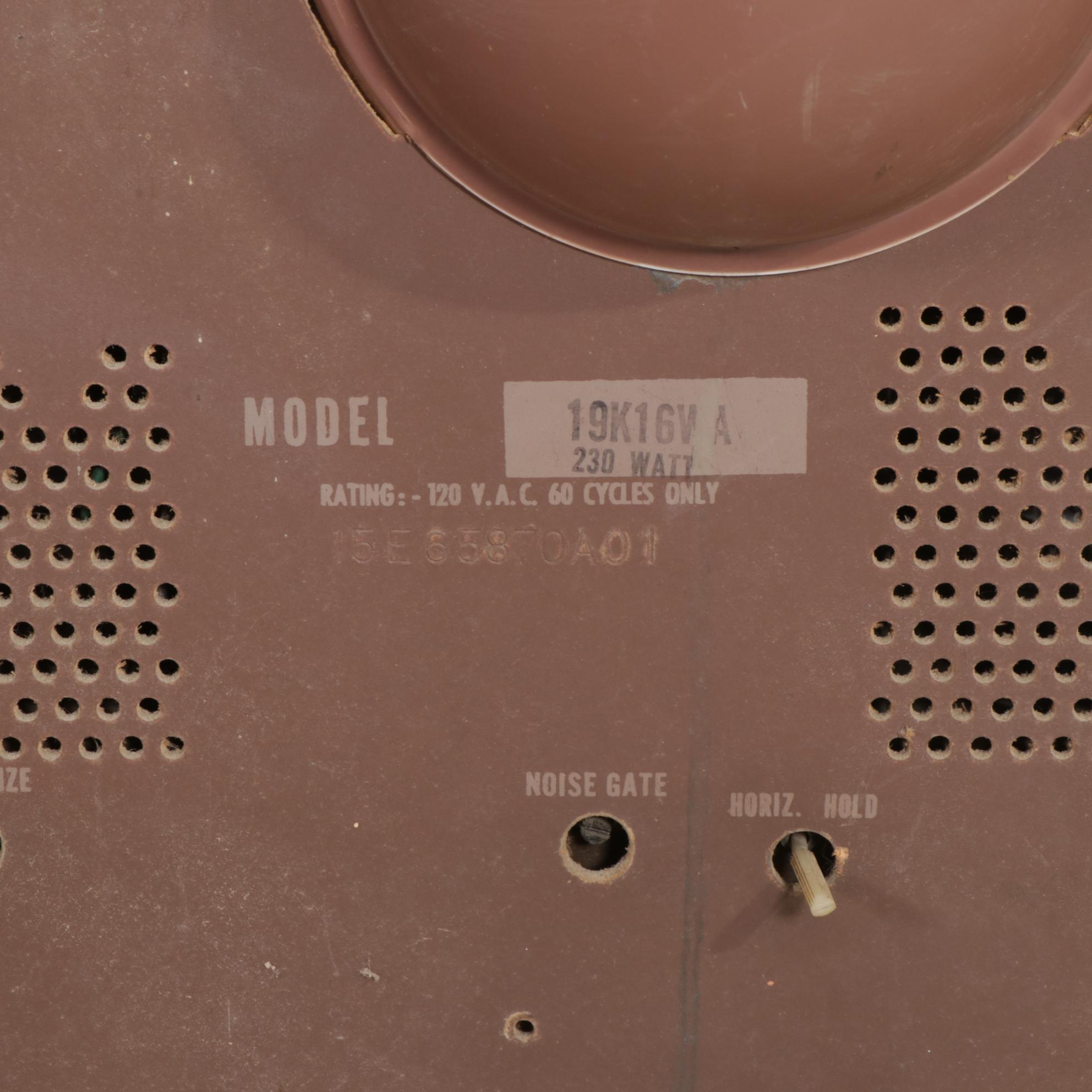 Motorola Television Set in Wood Cabinet, circa 1962