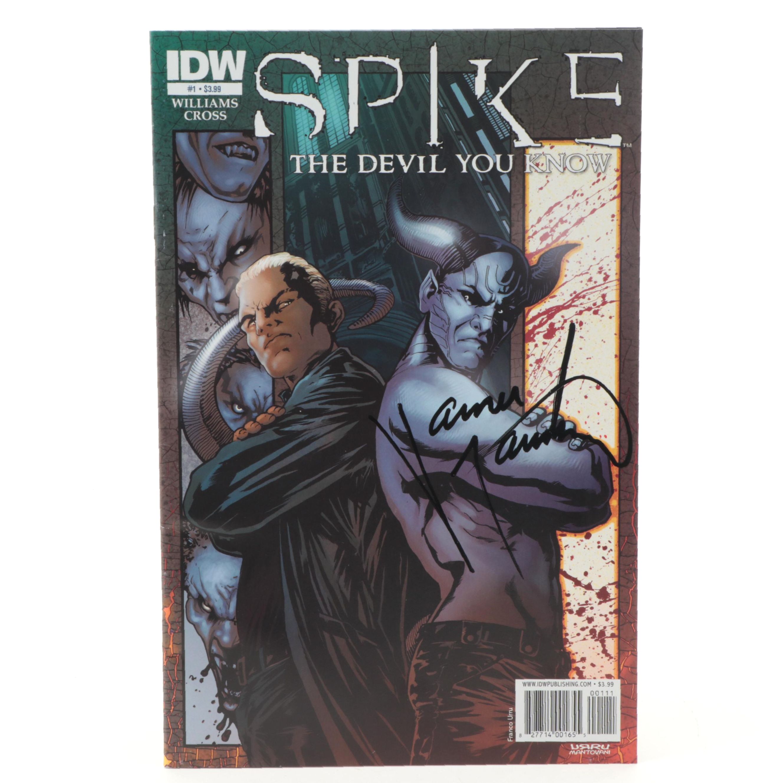 James Marsters Signed "Spike: The Devil You Know" #1 Comic Book