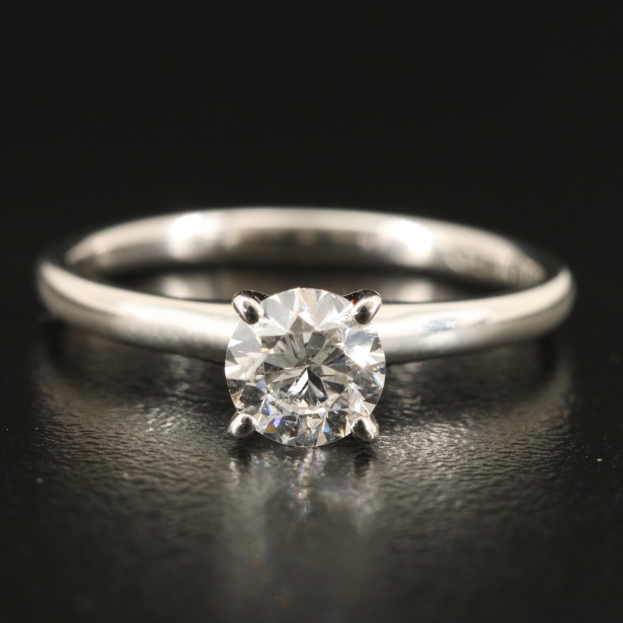 14K 0.64 CT Lab Grown Diamond Solitaire Ring