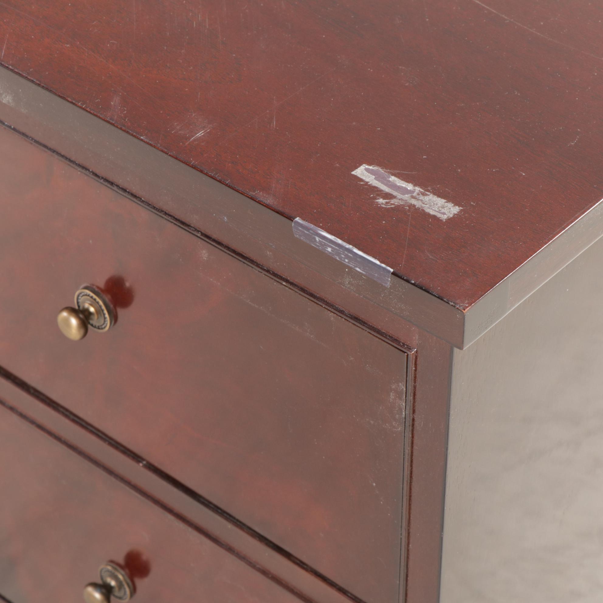 Thomas Pheasant for Baker Furniture Mahogany Nine-Drawer Dresser