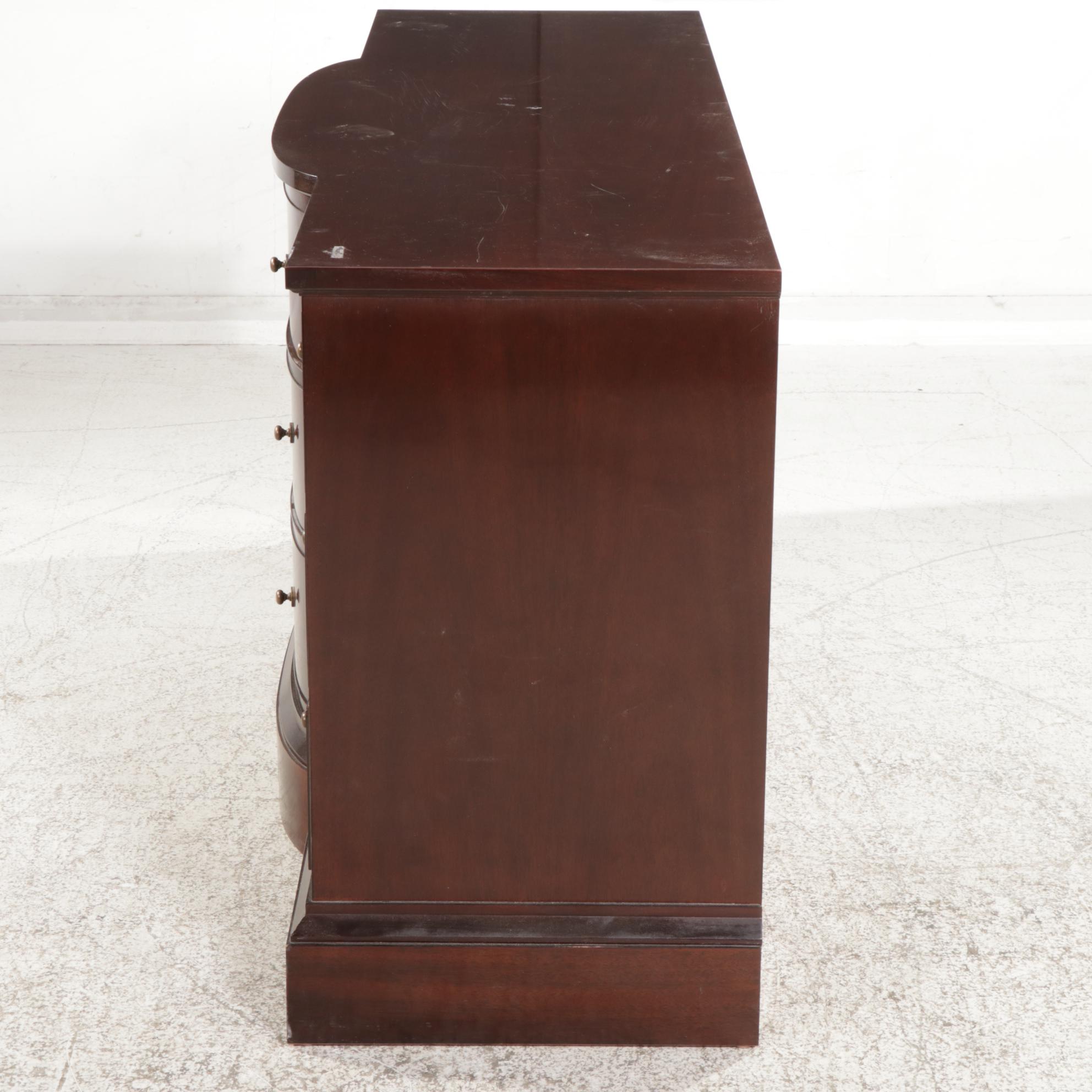 Thomas Pheasant for Baker Furniture Mahogany Nine-Drawer Dresser