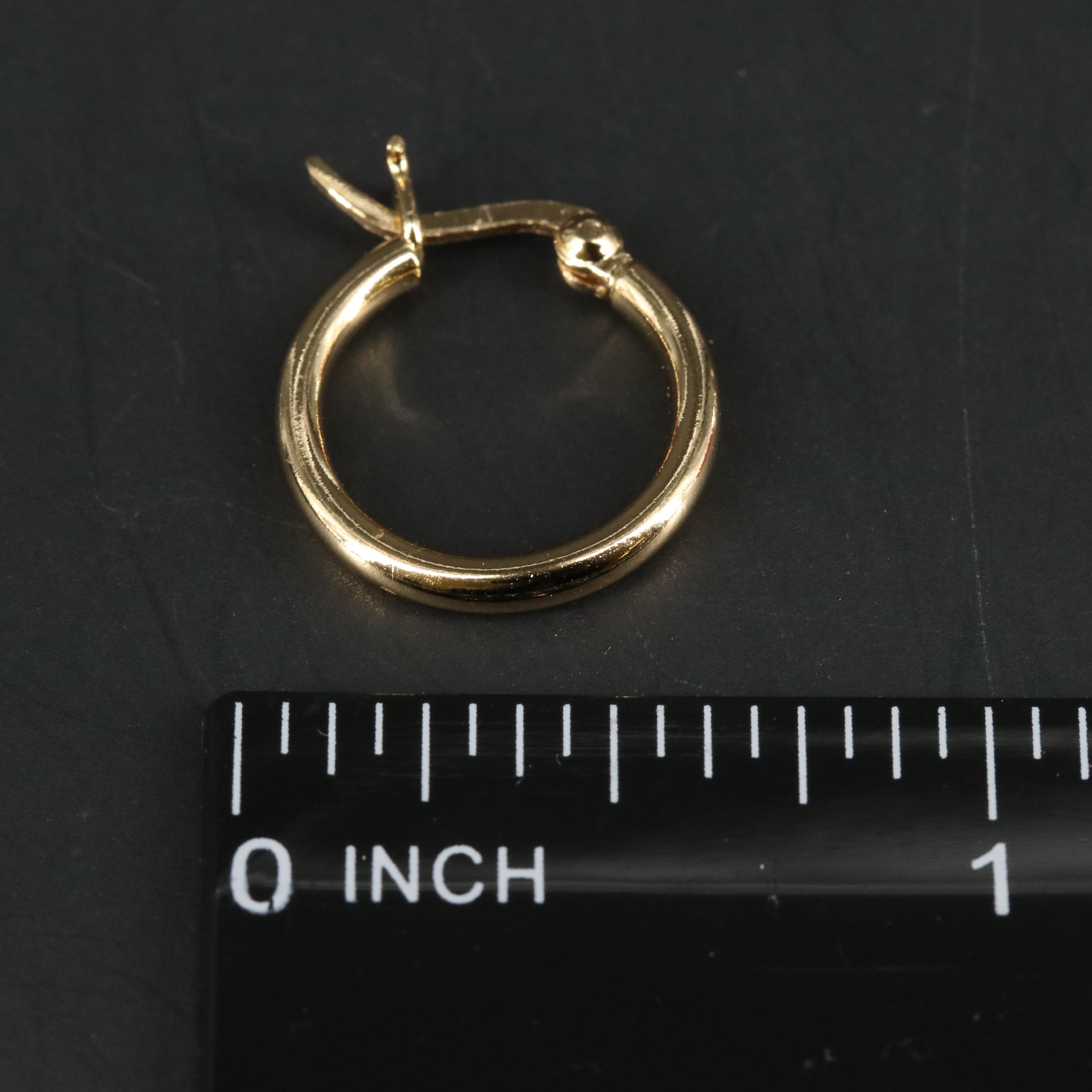 Sterling Silver Hoop Earrings