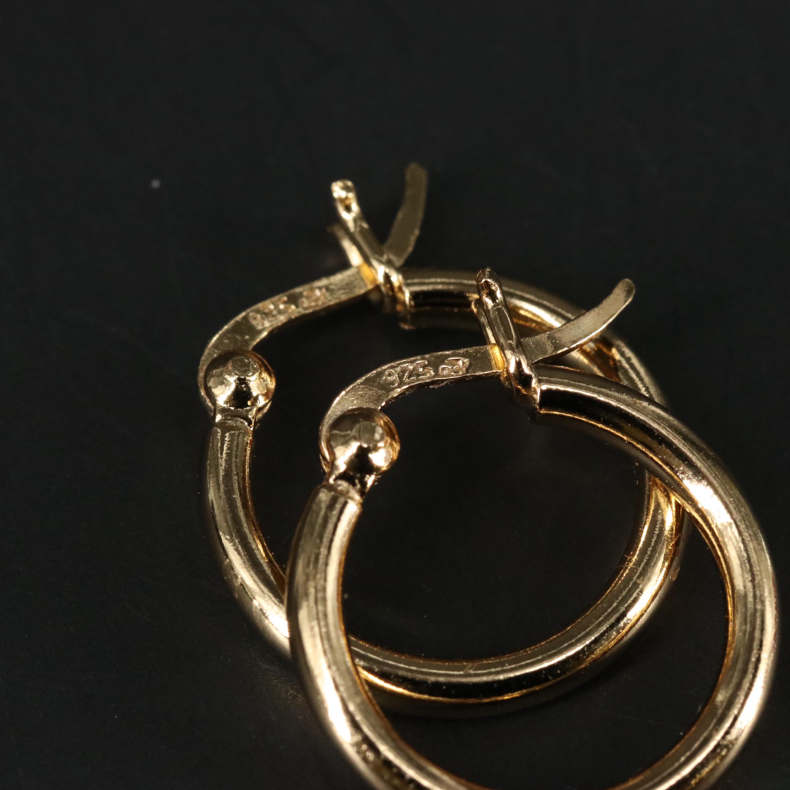 Sterling Silver Hoop Earrings