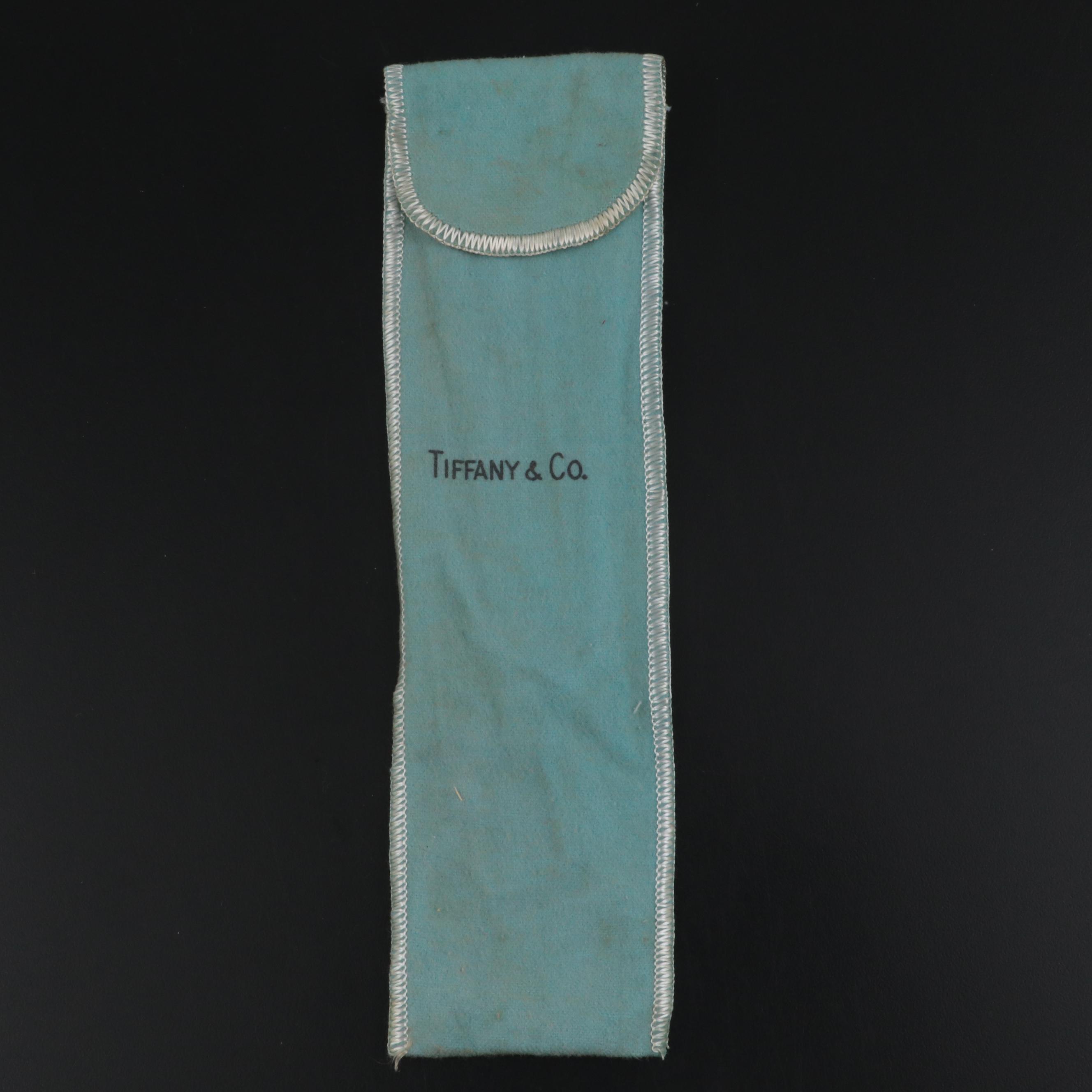 Set of Sterling Silver Shell Motif Iced Tea Straw Spoons