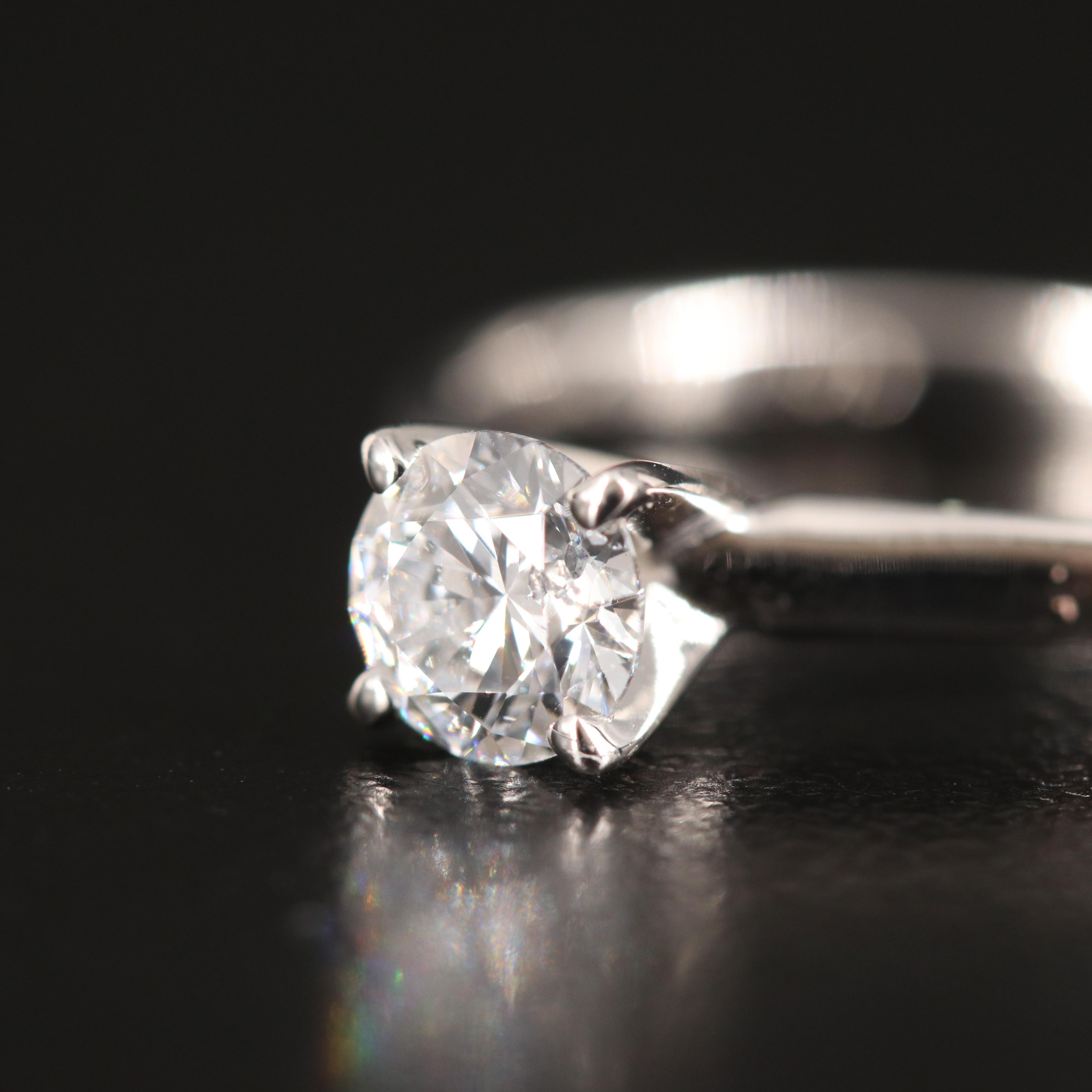 14K 0.62 CT Lab Grown Diamond Ring