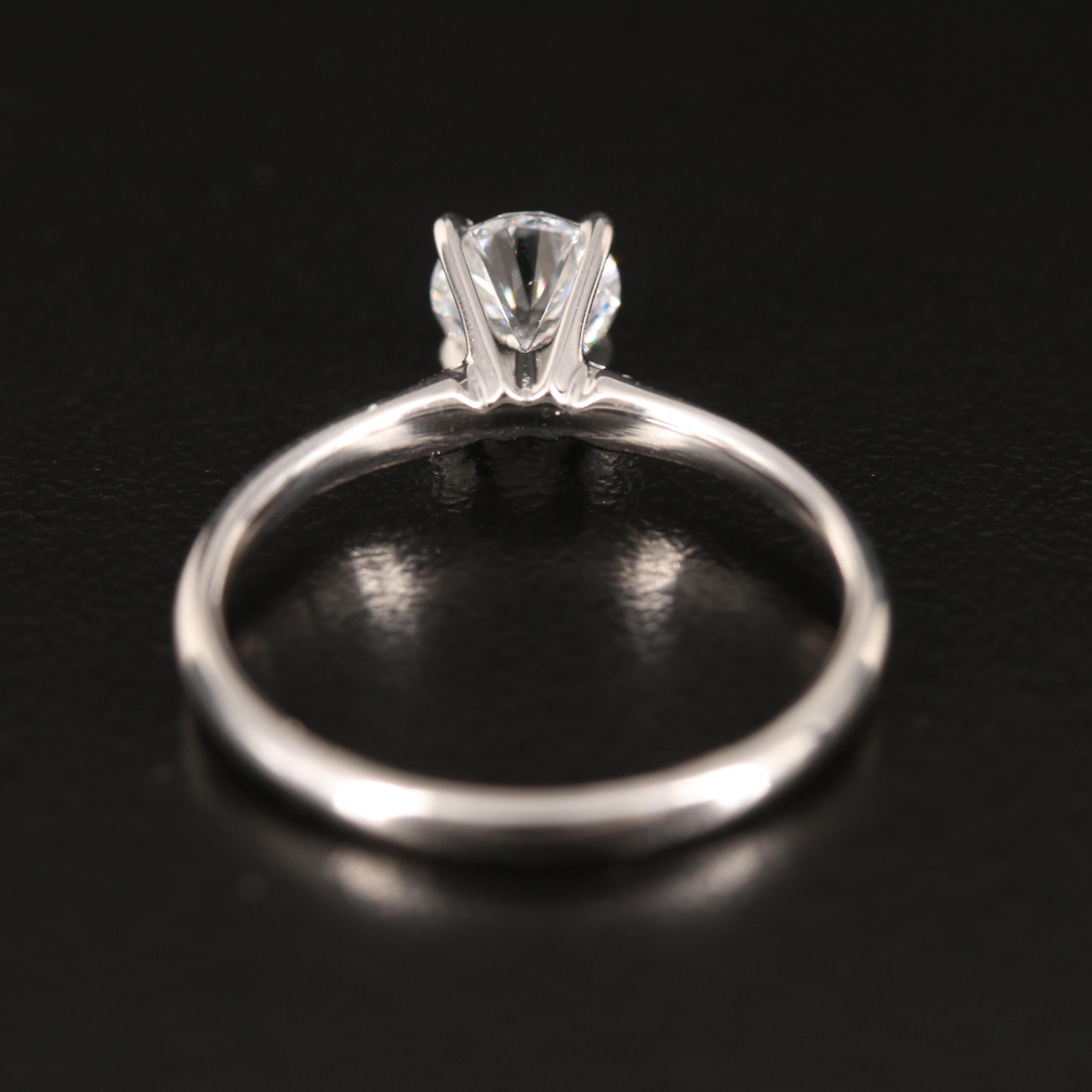 14K 0.62 CT Lab Grown Diamond Ring