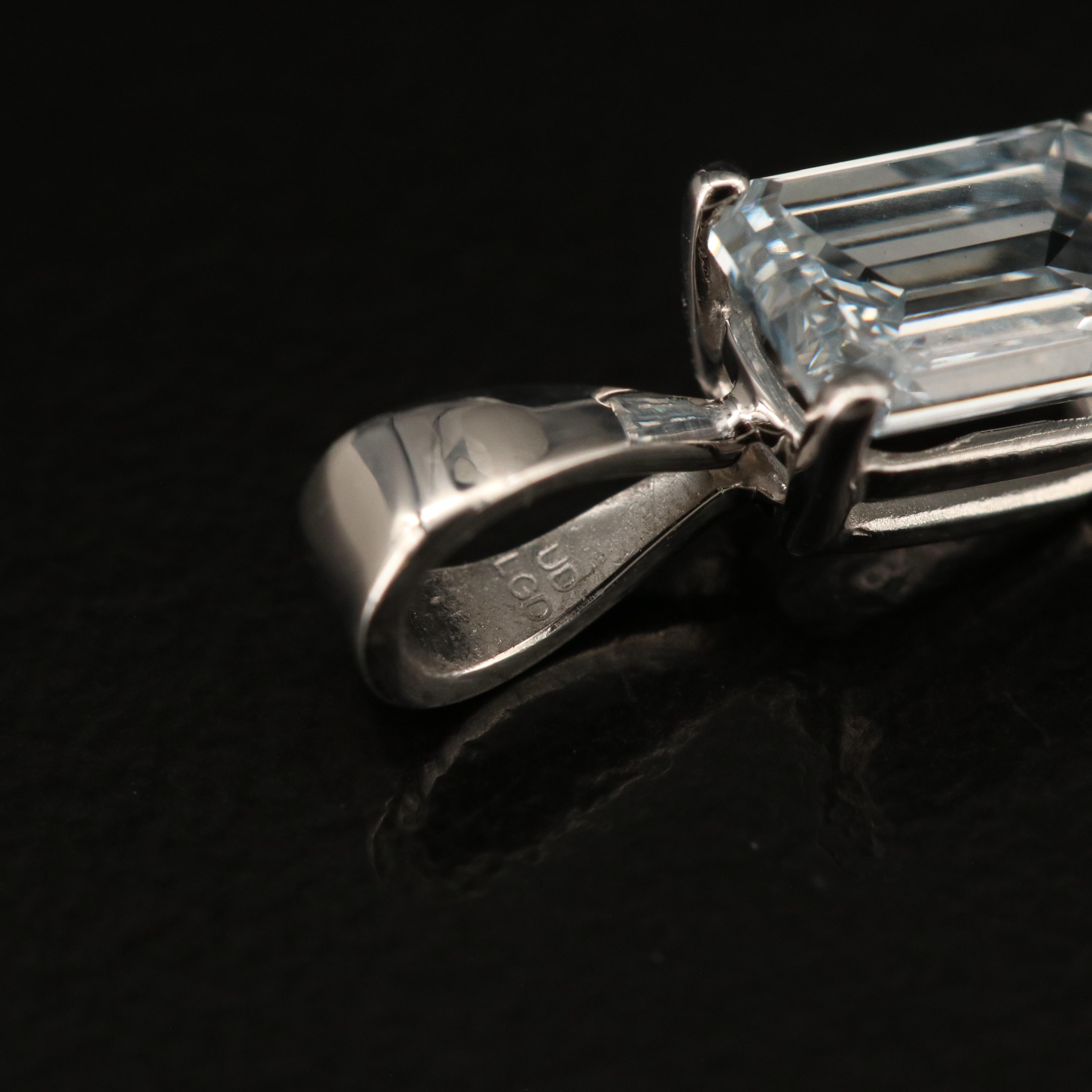 14K 0.69 CT Lab Grown Diamond Pendant