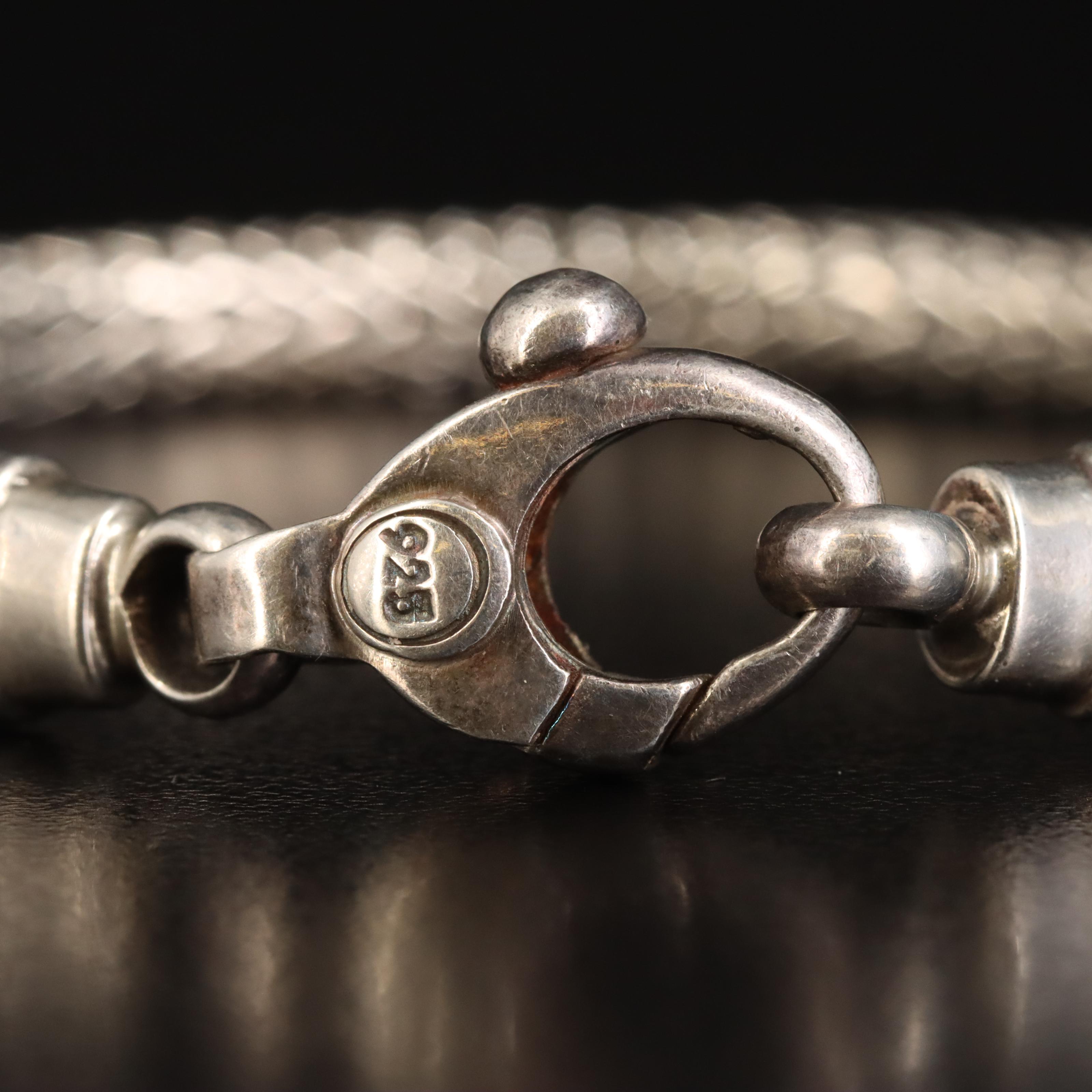 Sterling Wheat Chain Bracelet