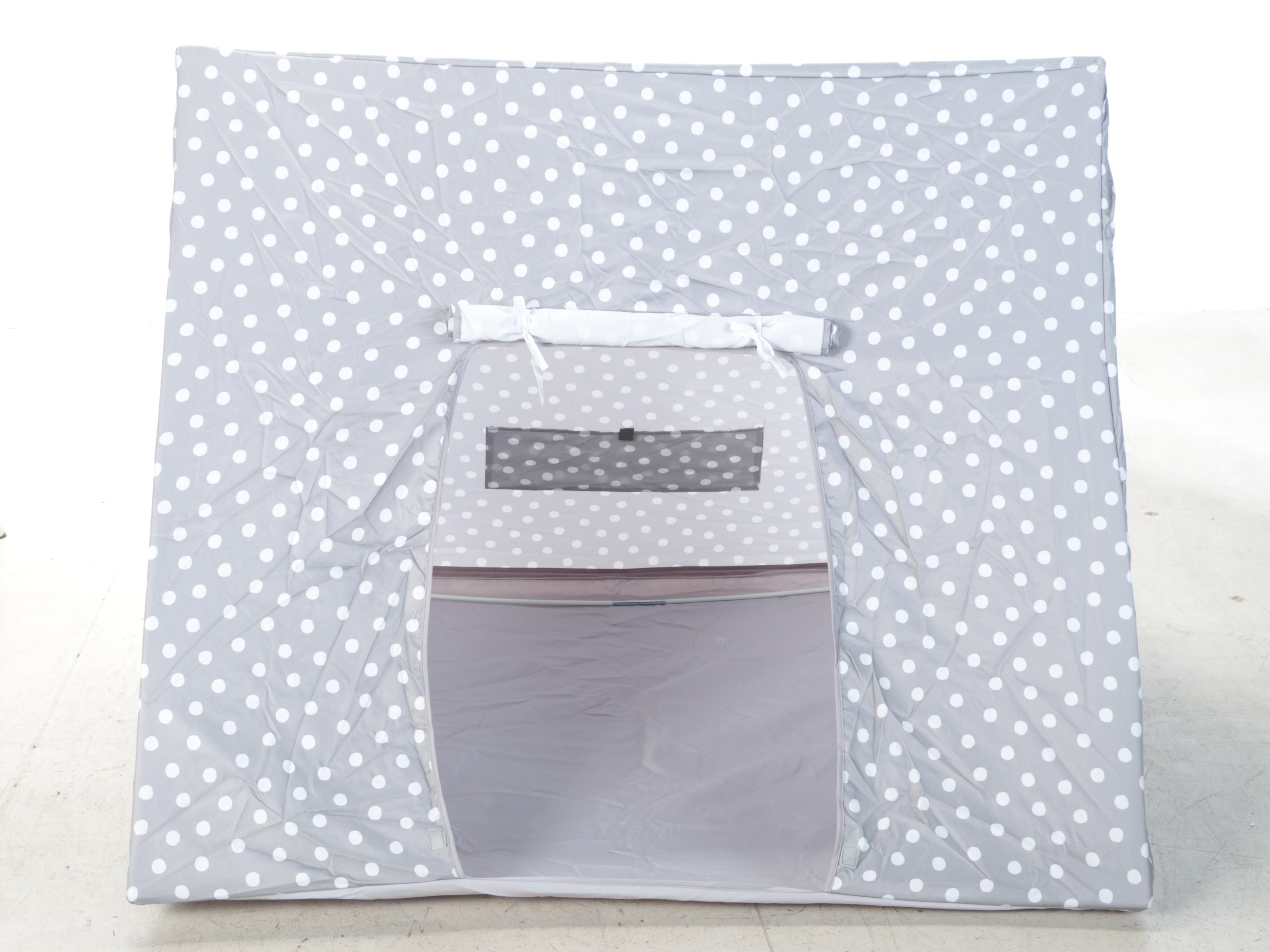 Pillowfort A-Frame Gray Dot Print Kid's Play Tent
