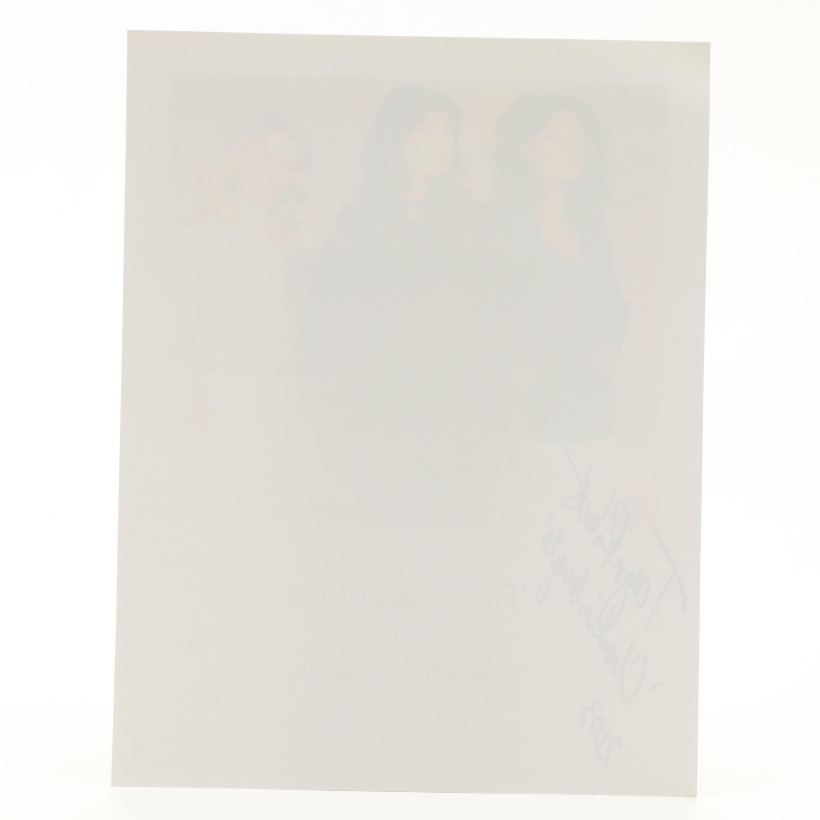 Tanya Roberts Signed "Charlie's Angels" Giclée, 2003