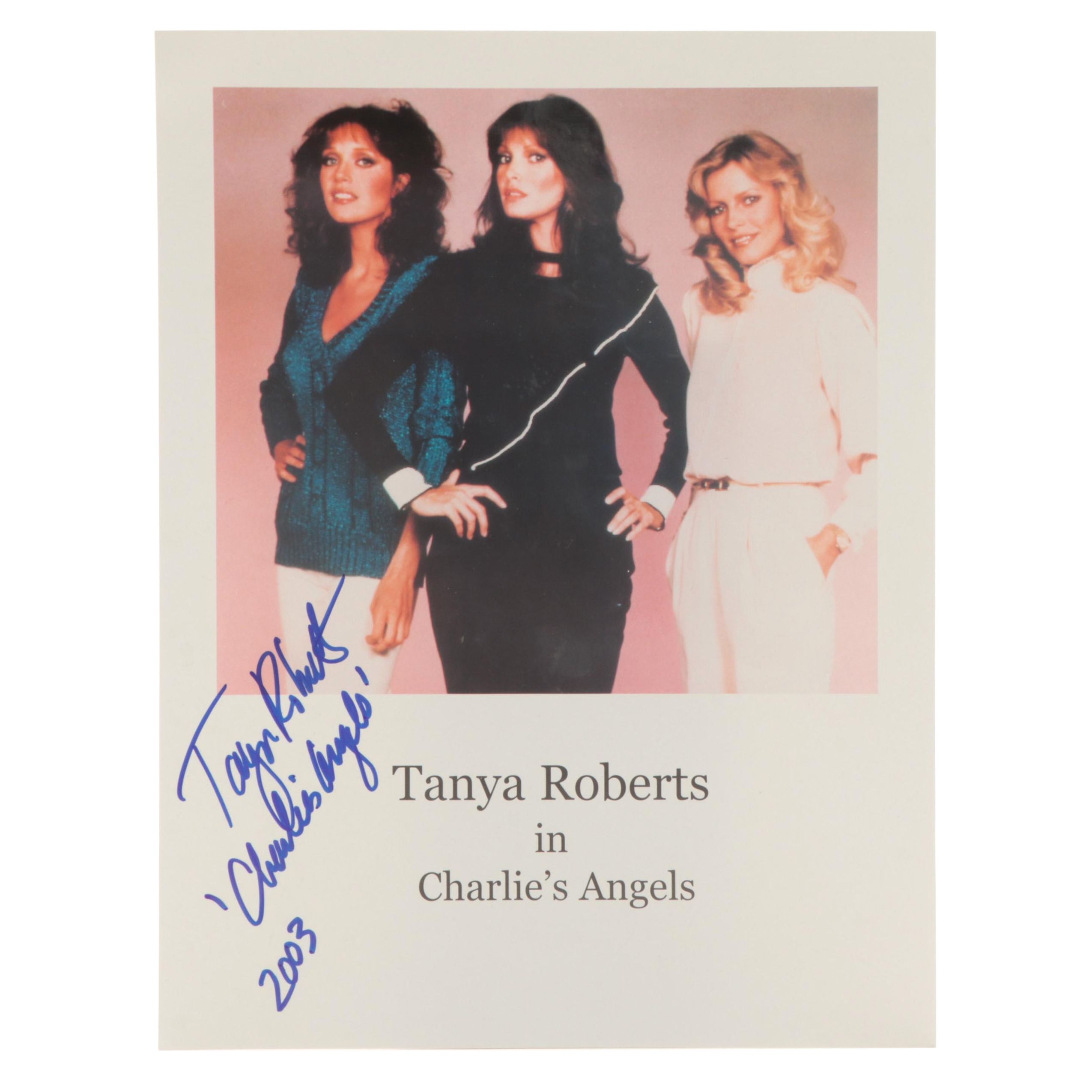 Tanya Roberts Signed "Charlie's Angels" Giclée, 2003