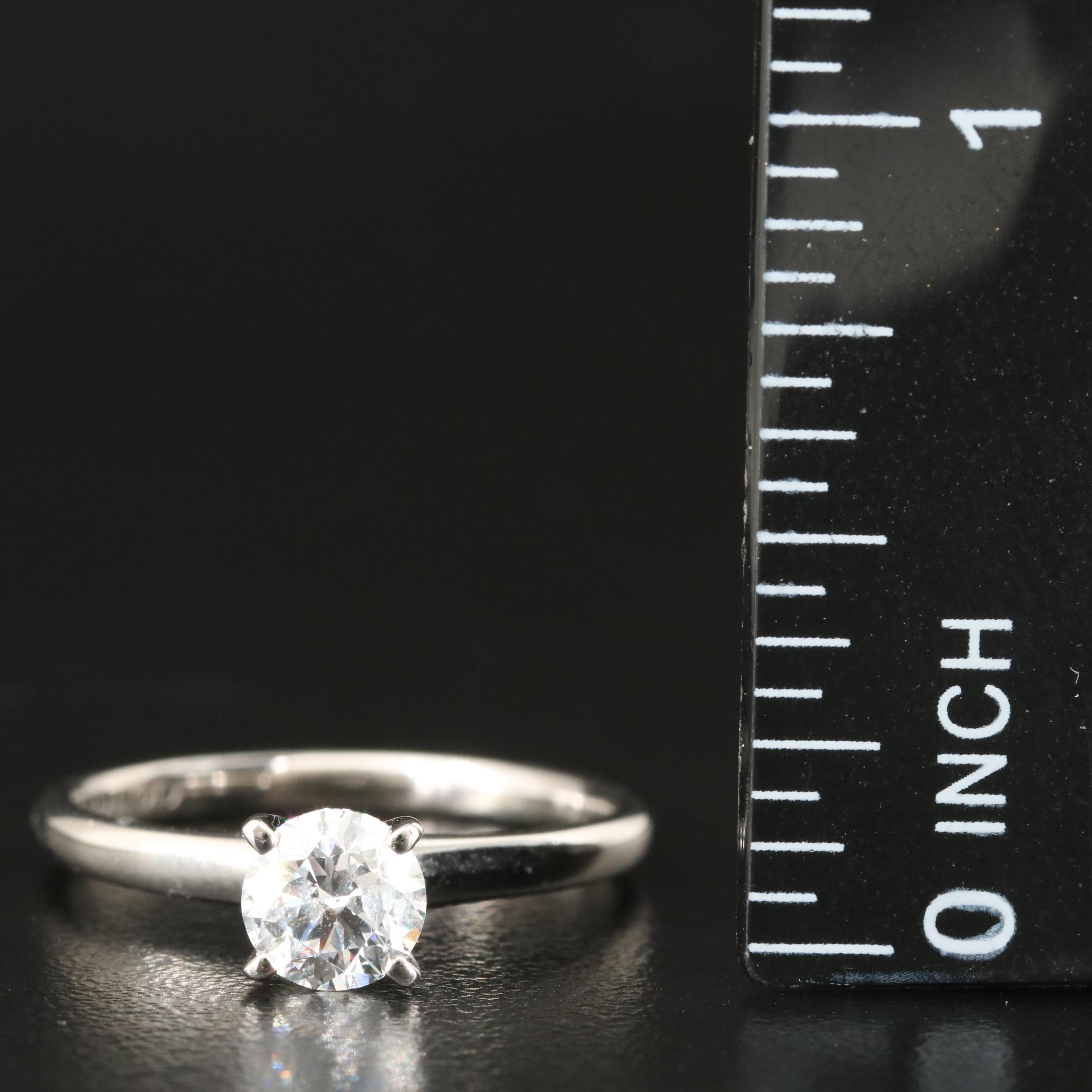 14K 0.62 CT Lab Grown Diamond Solitaire Ring