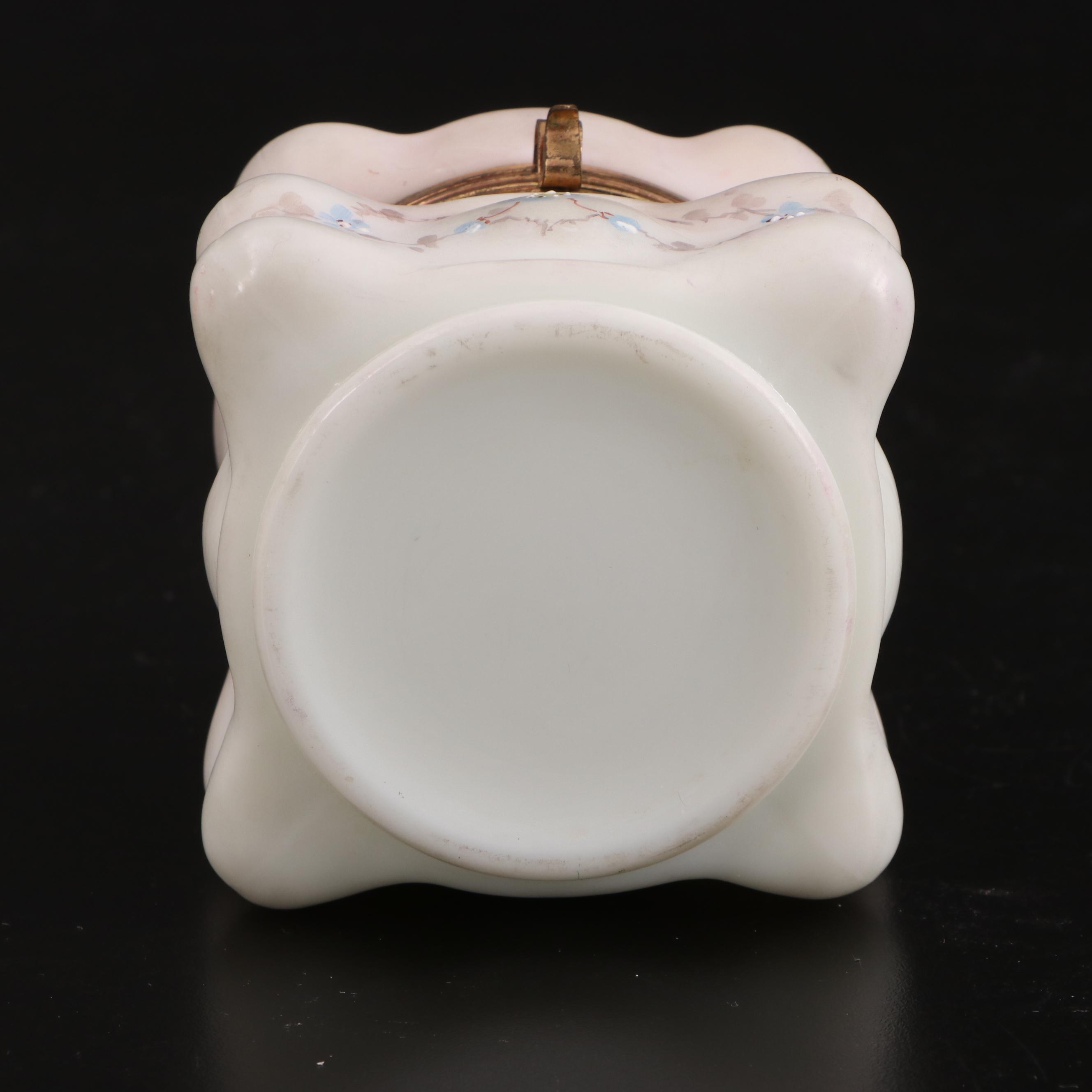 Wavecrest Vanity Box with Other Victorian Style Satin Glass Vanity Boxes