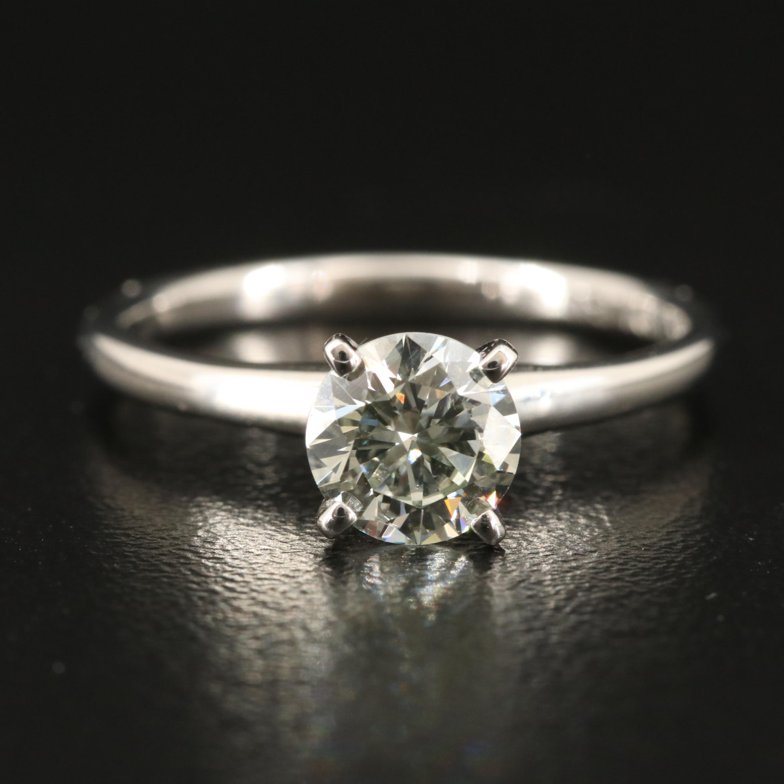 14K 0.89 CT Lab Grown Diamond Solitaire Ring