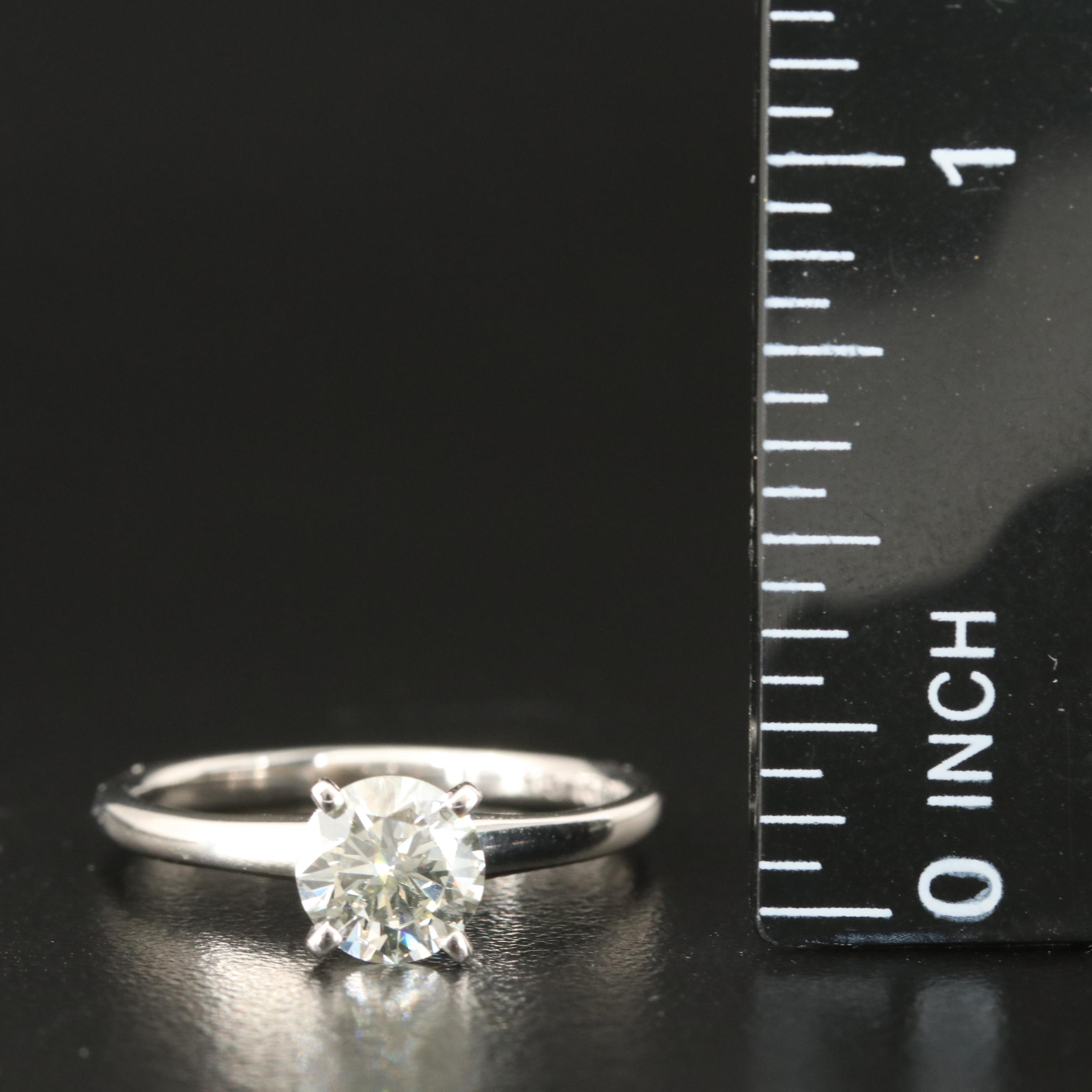 14K 0.89 CT Lab Grown Diamond Solitaire Ring