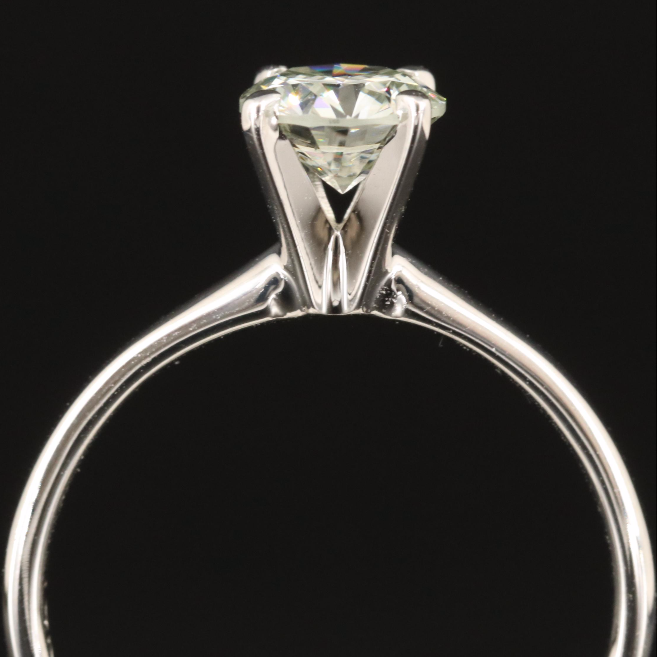 14K 0.89 CT Lab Grown Diamond Solitaire Ring