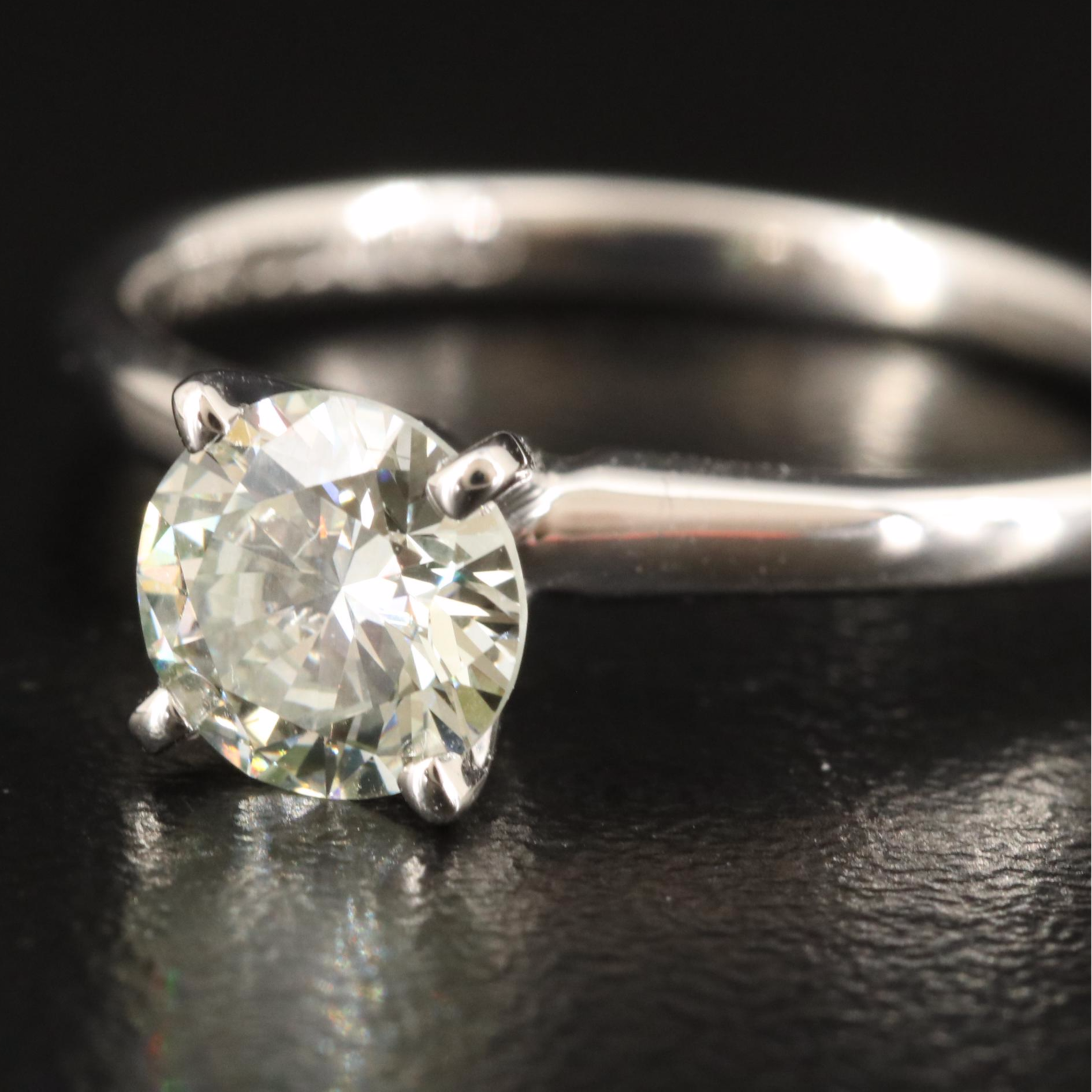 14K 0.89 CT Lab Grown Diamond Solitaire Ring