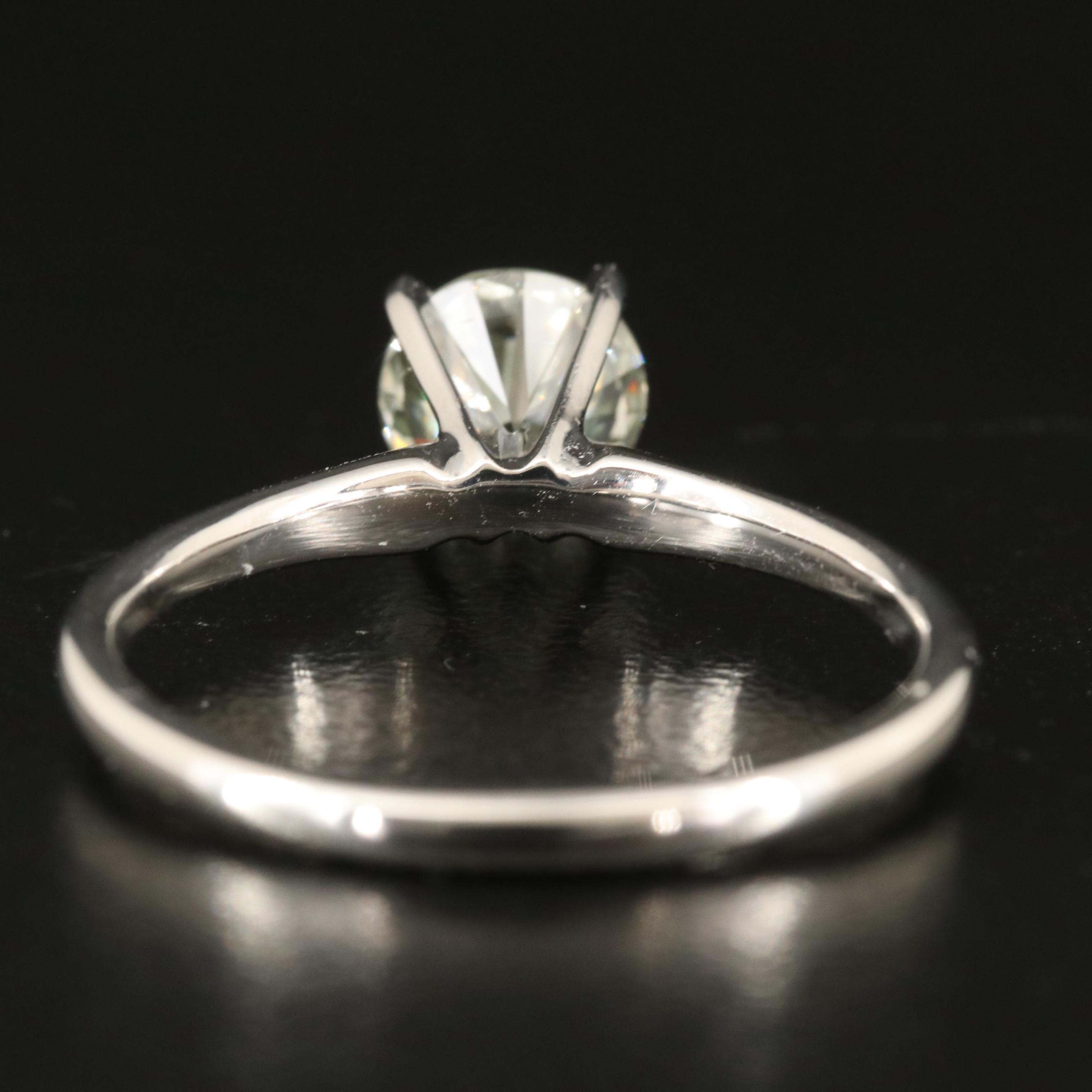 14K 0.89 CT Lab Grown Diamond Solitaire Ring