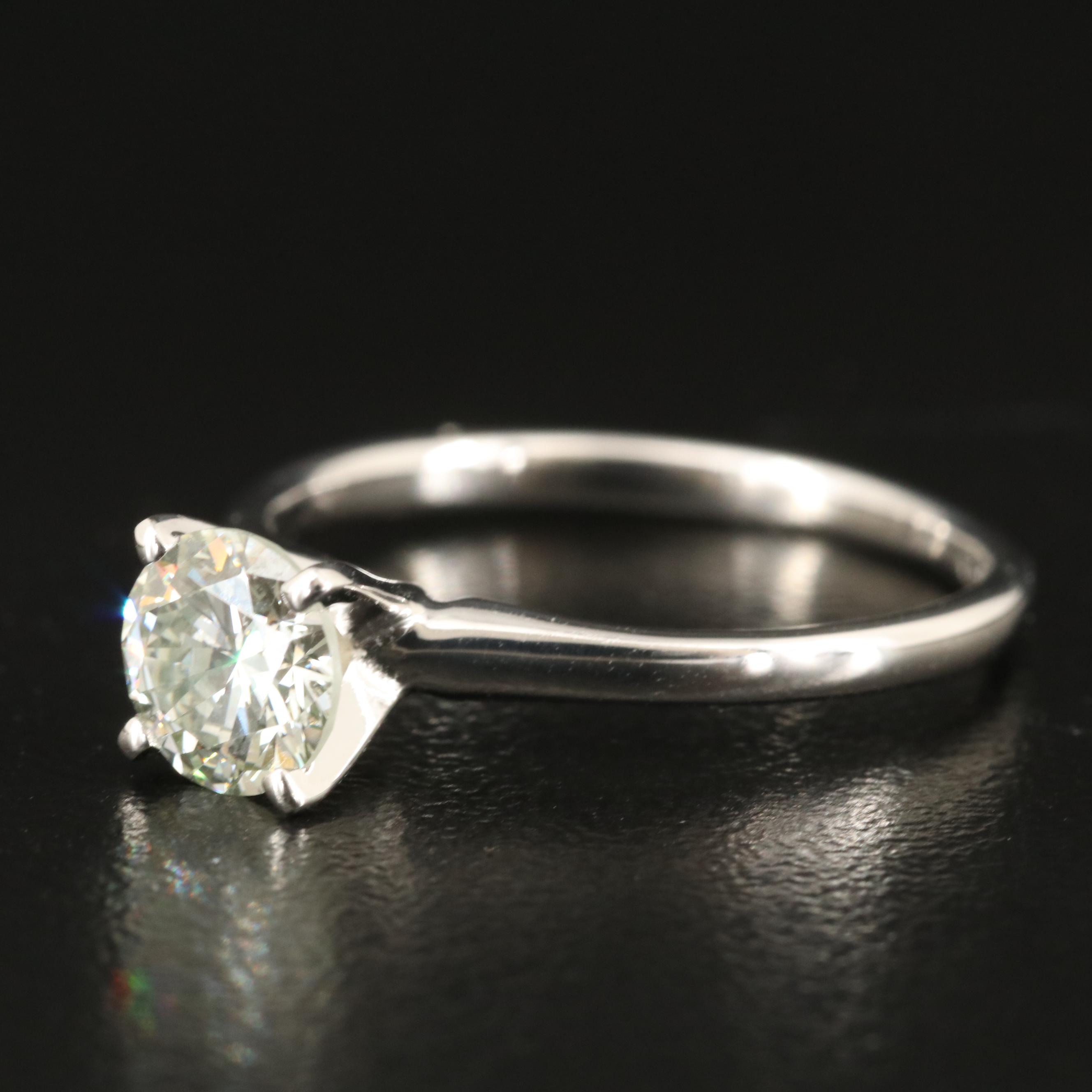 14K 0.89 CT Lab Grown Diamond Solitaire Ring