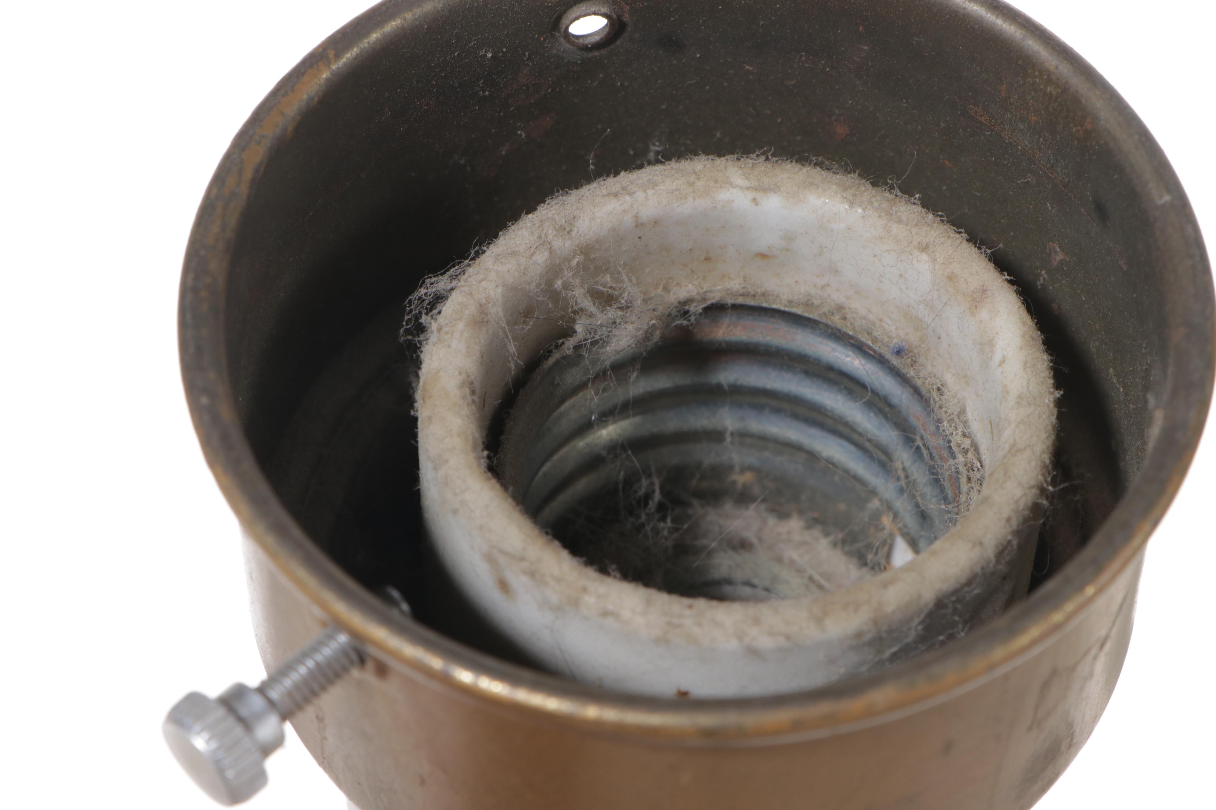 Mahogany Barley Twist Four-Light Torchiere Floor Lamp, Early 20th Century