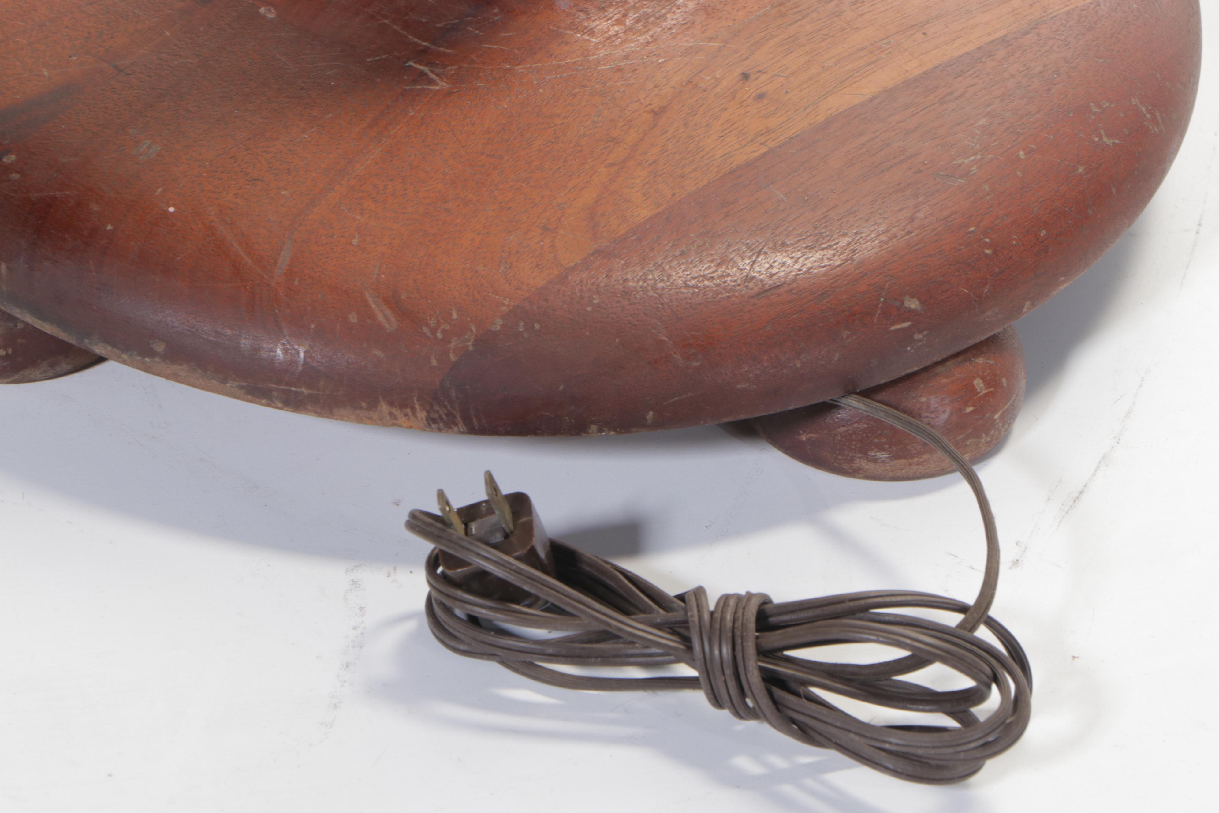 Mahogany Barley Twist Four-Light Torchiere Floor Lamp, Early 20th Century