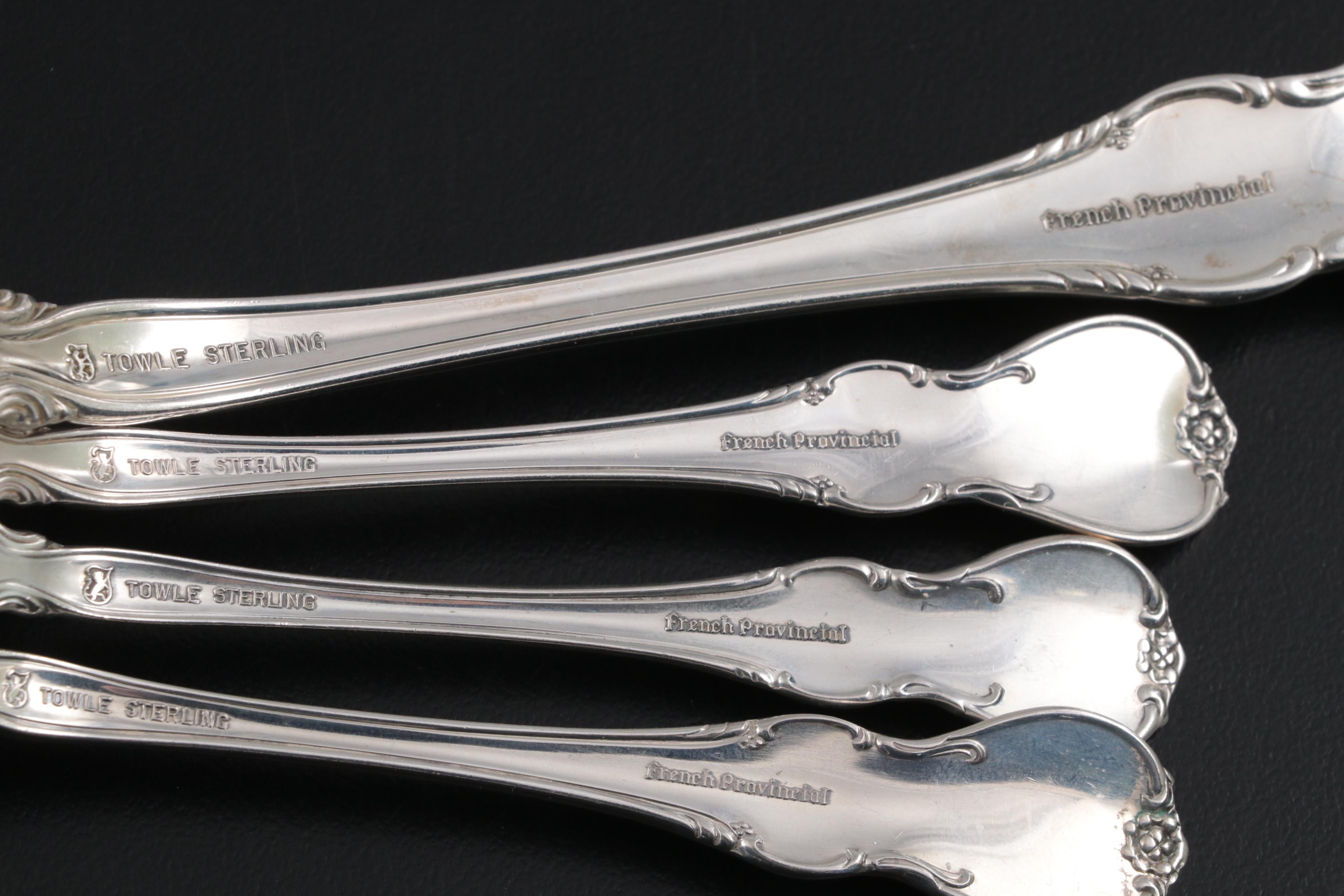 Towle "French Provincial" Sterling Silver Flatware and More