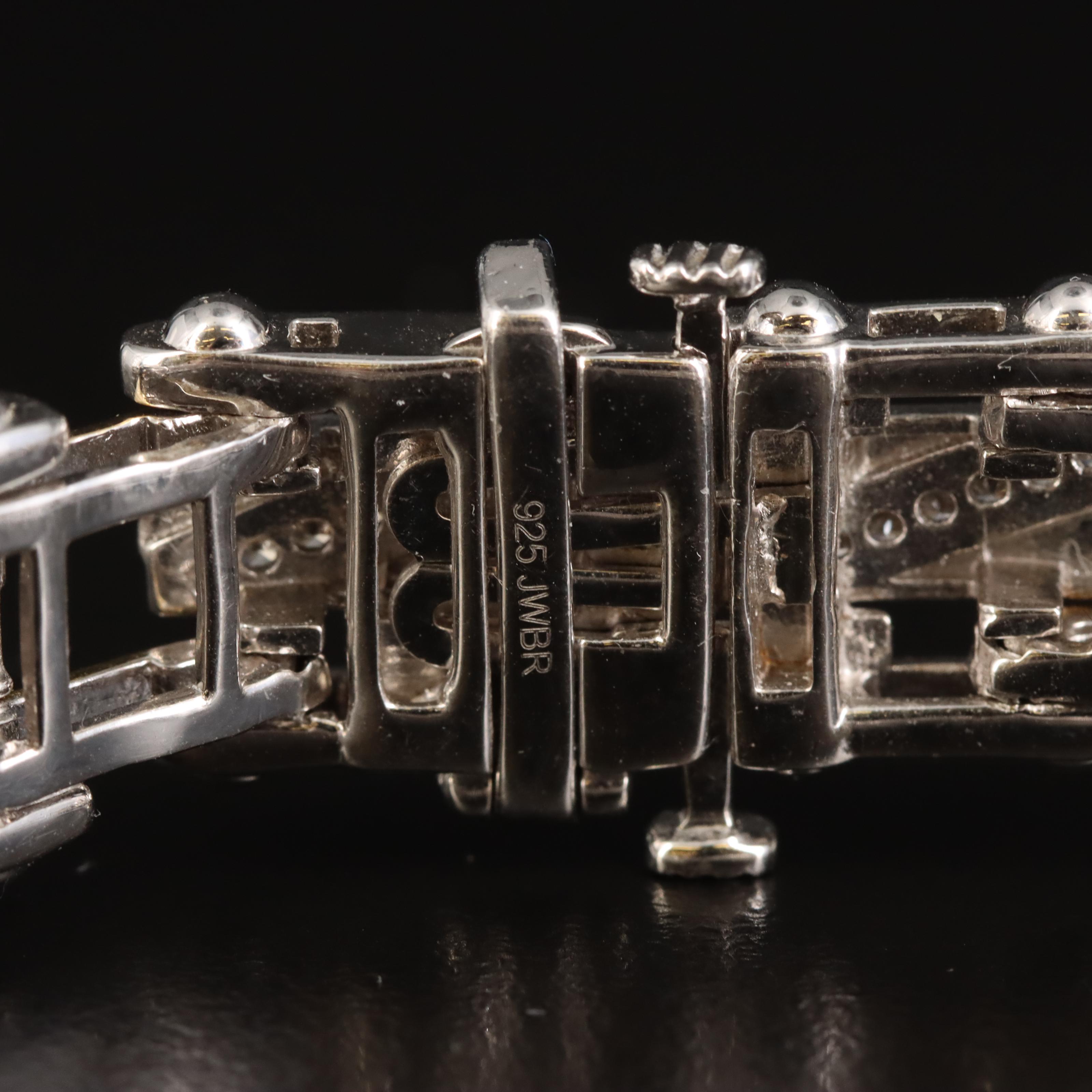 Sterling 1.02 CTW Diamond Bracelet